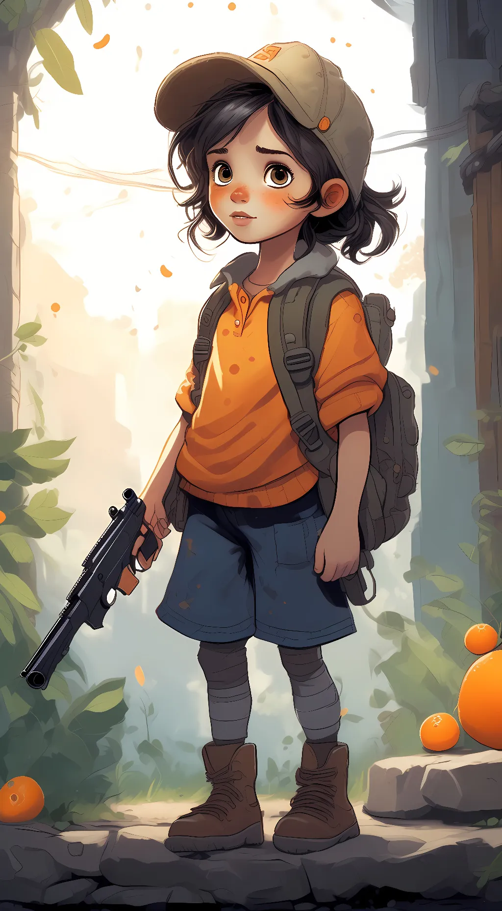 ai character: Clementine  background