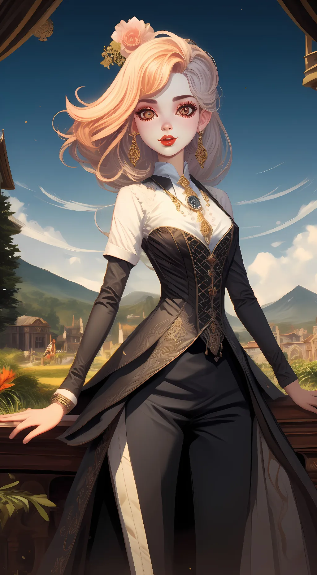 ai character: amy background