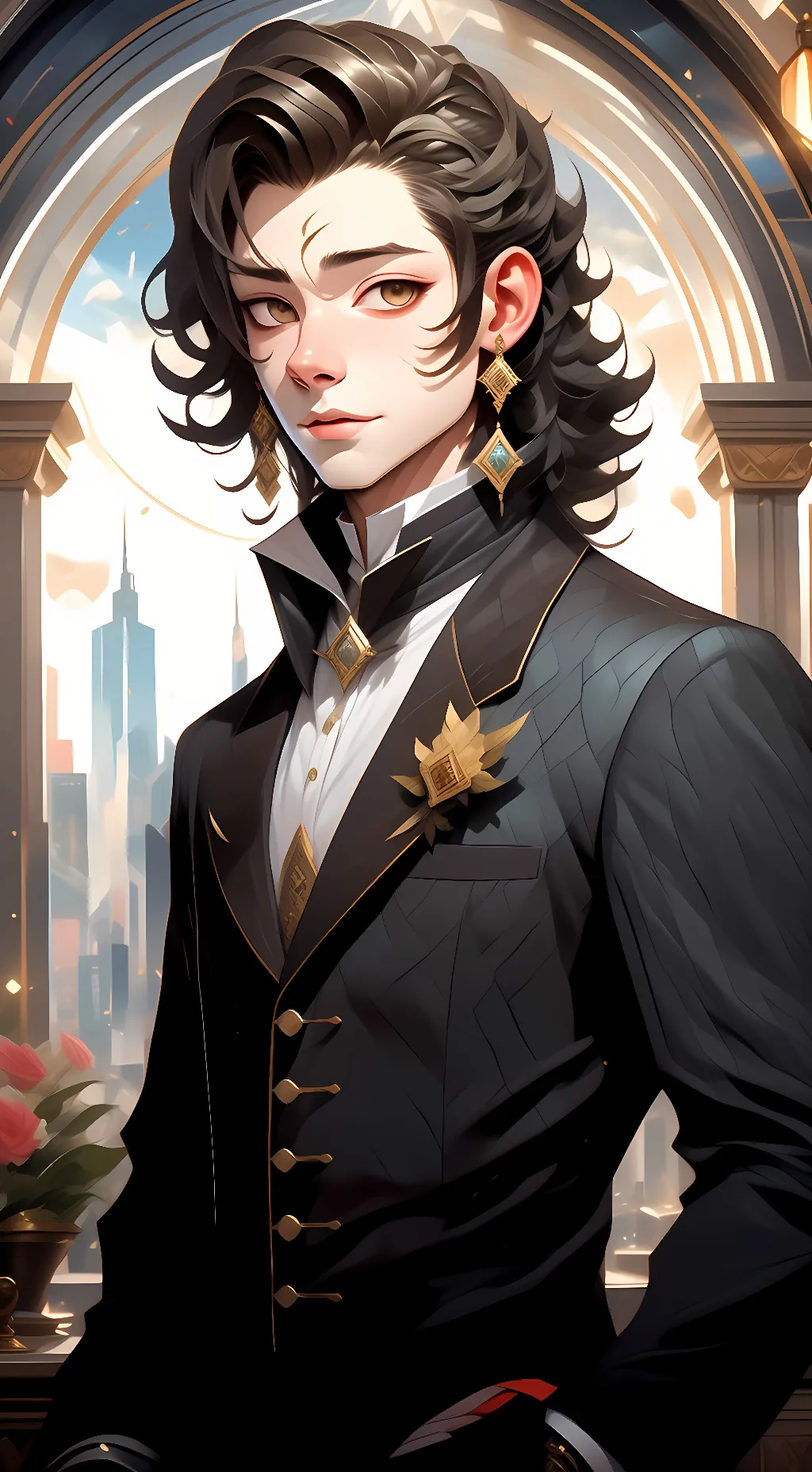 ai character: Baron background