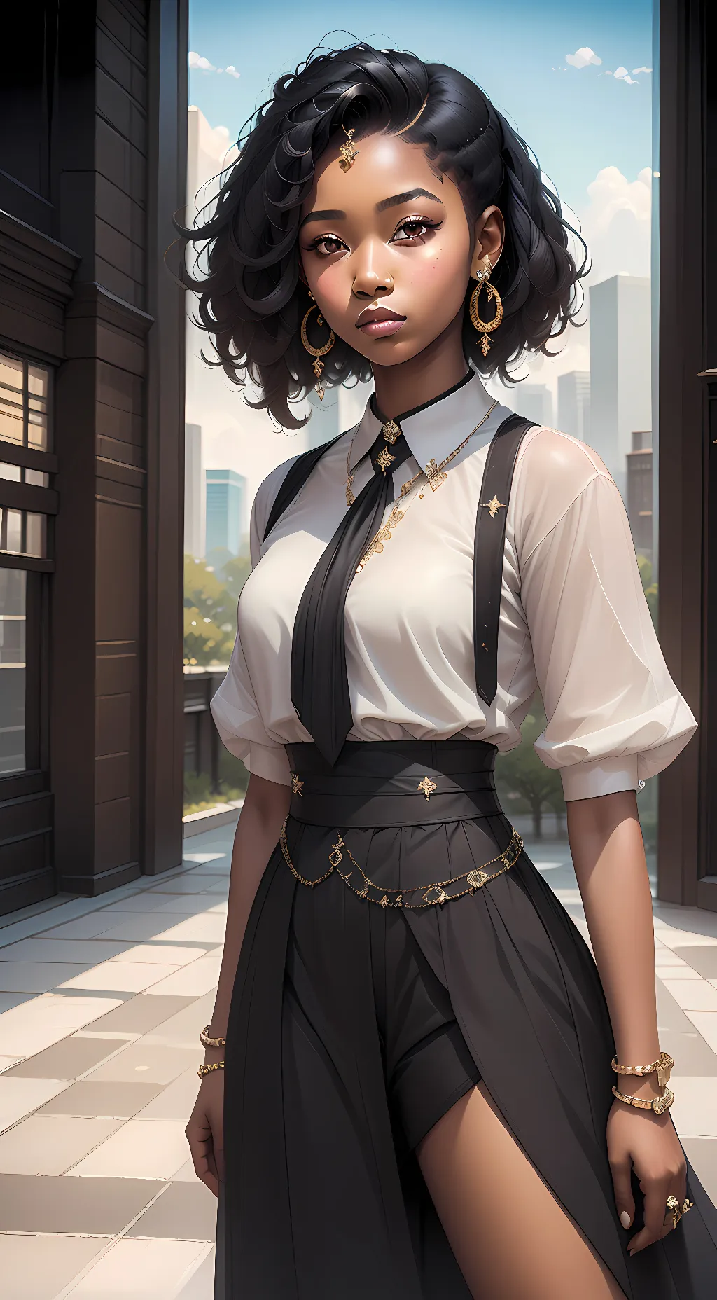 ai character: Lay background