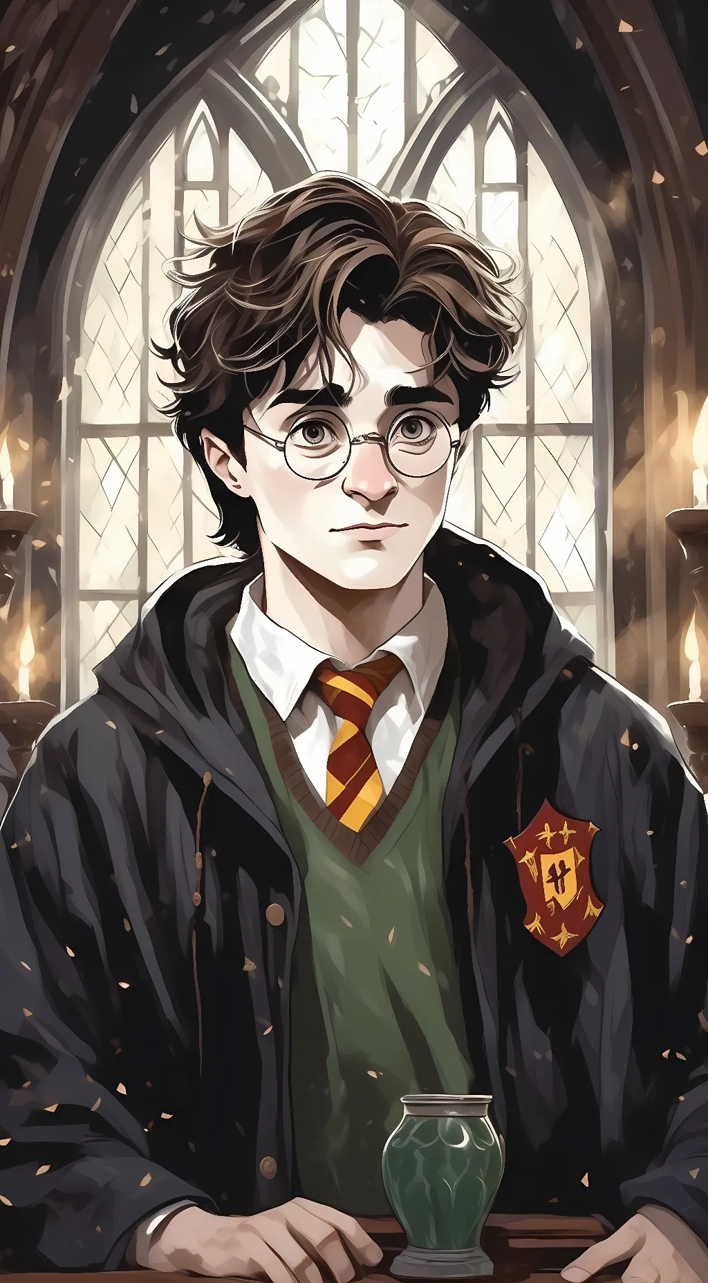 ai character: Harry Potter background