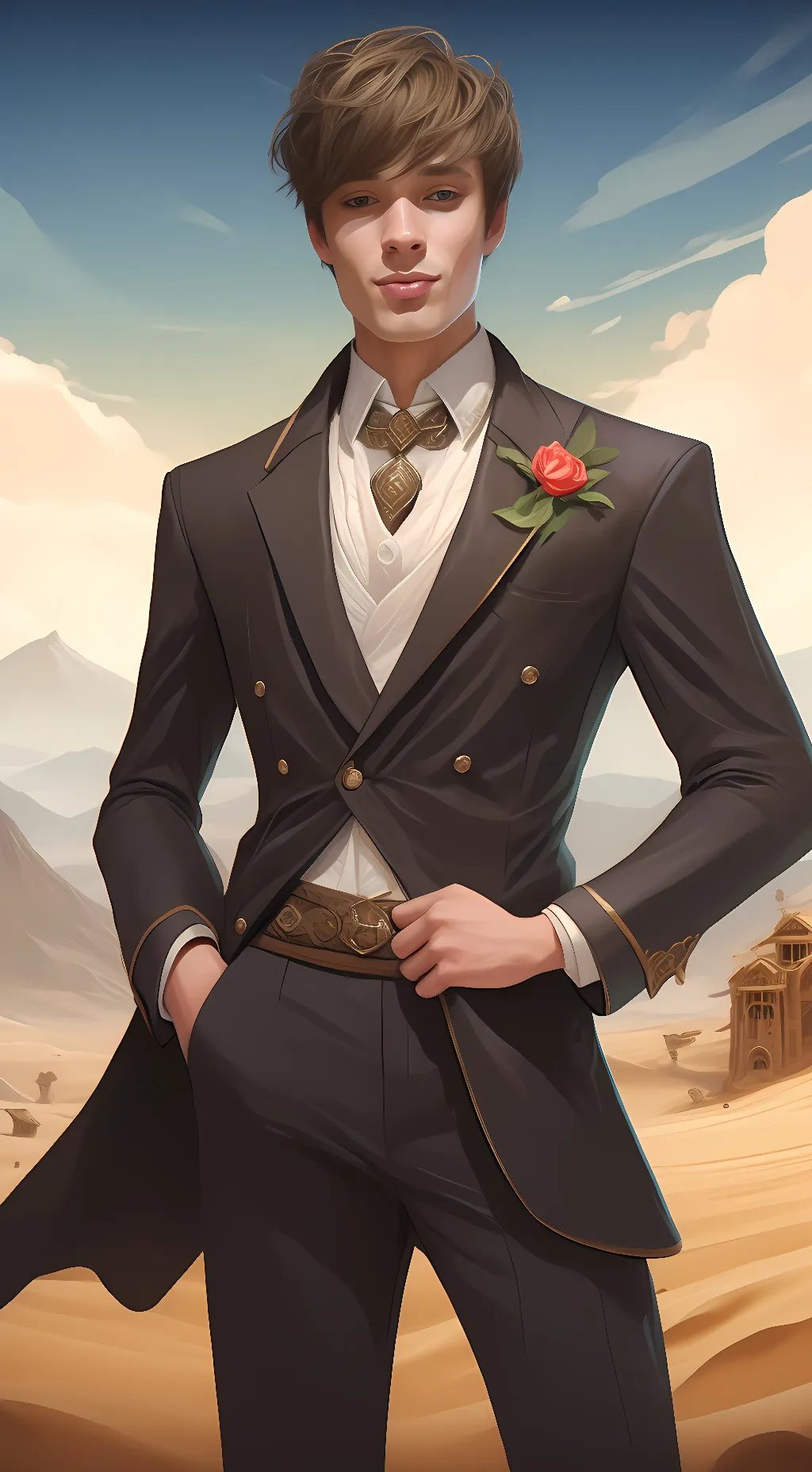 ai character: Ivan Sandletter background