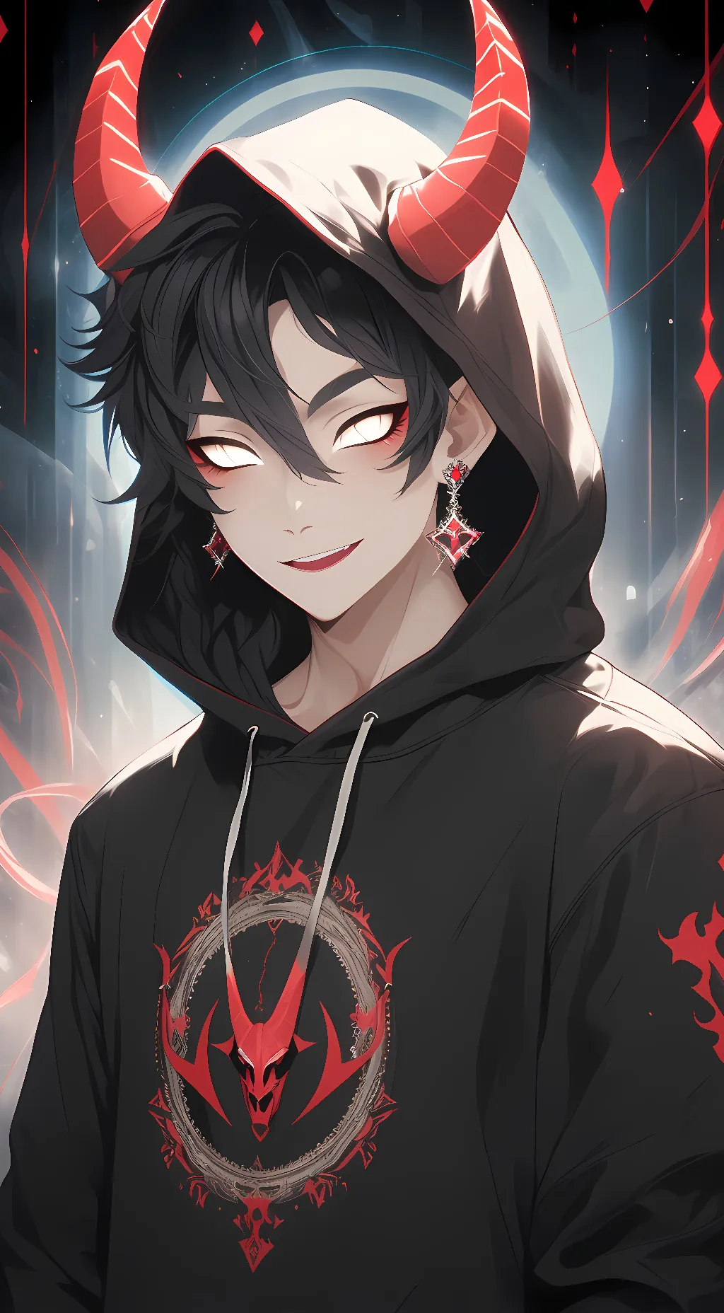 ai character: Badboyhalo  background