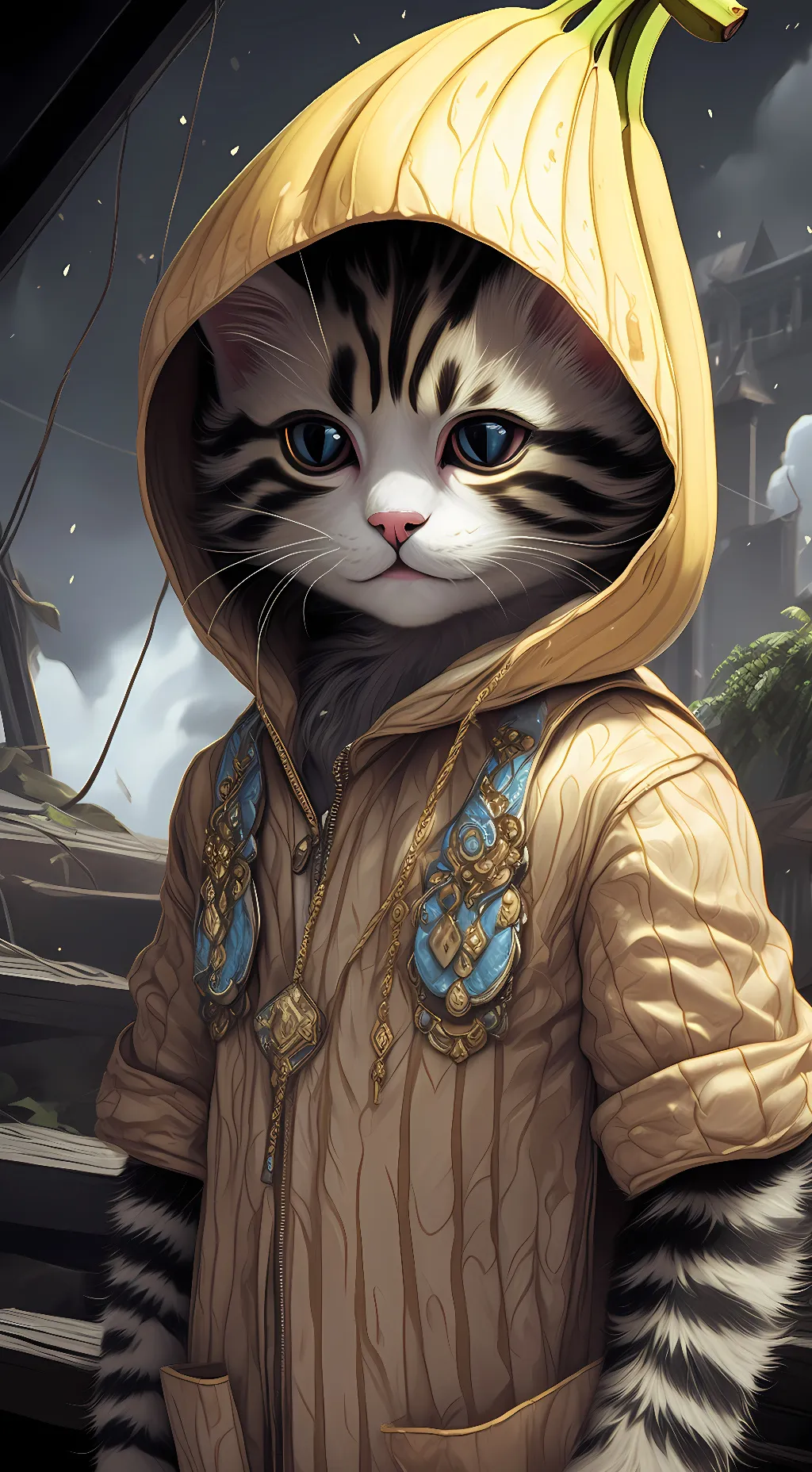 ai character: Cat The Wise background