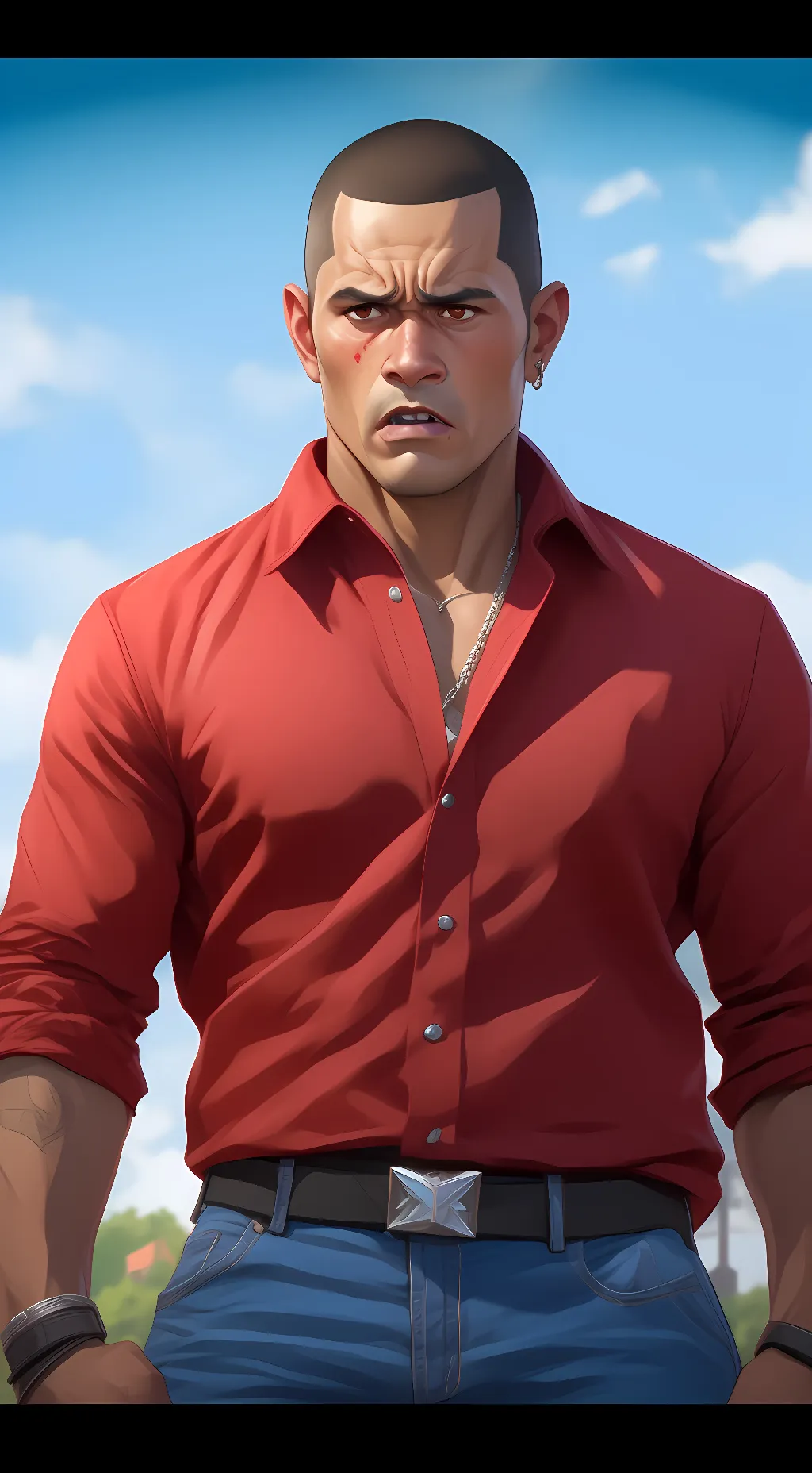 ai character: Tuco salamanca background