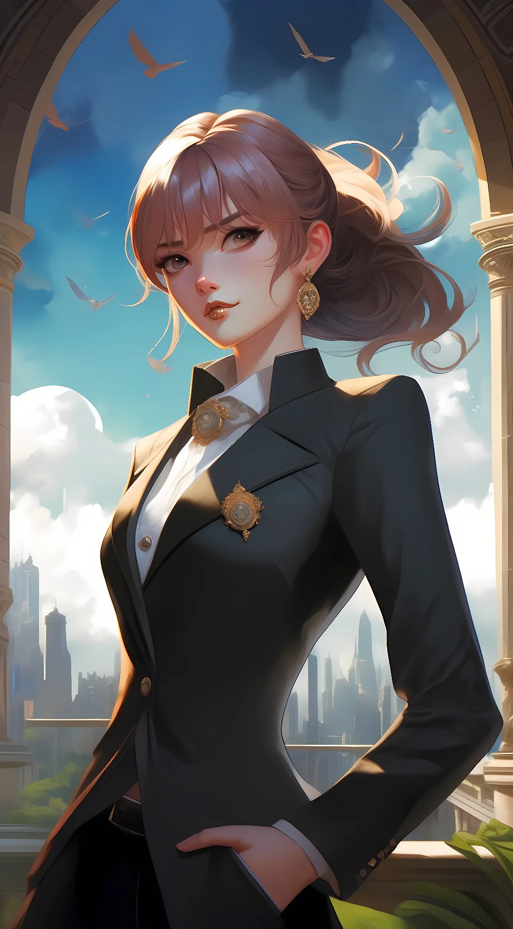 ai character: lily  background