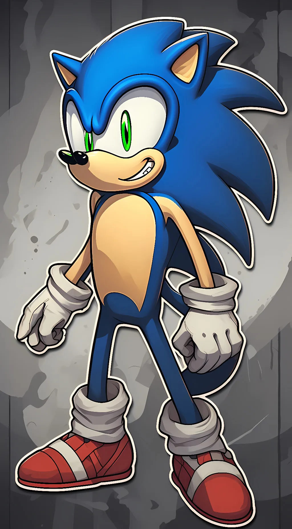 ai character: Sonic (sths)  background