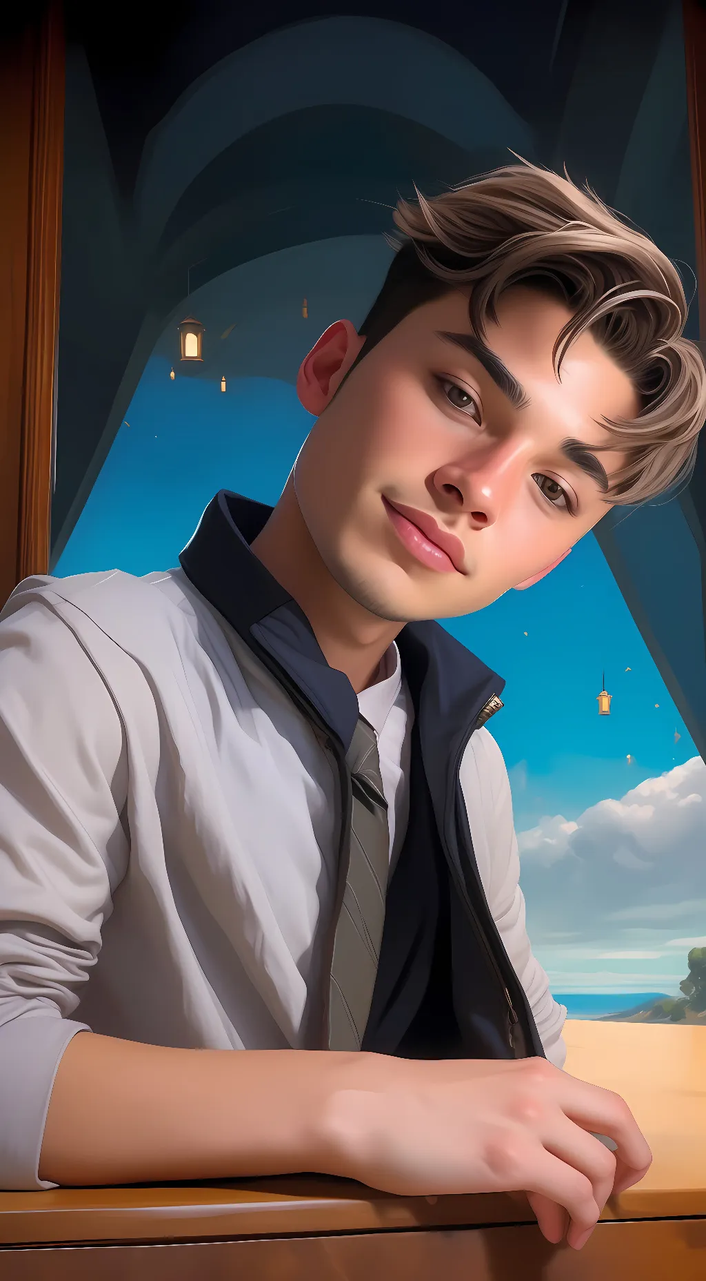 ai character: Jordan  background