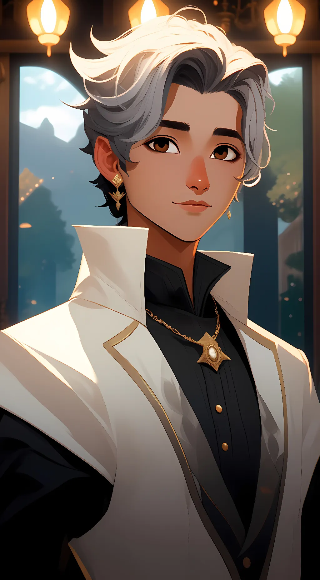 ai character: Andrew background