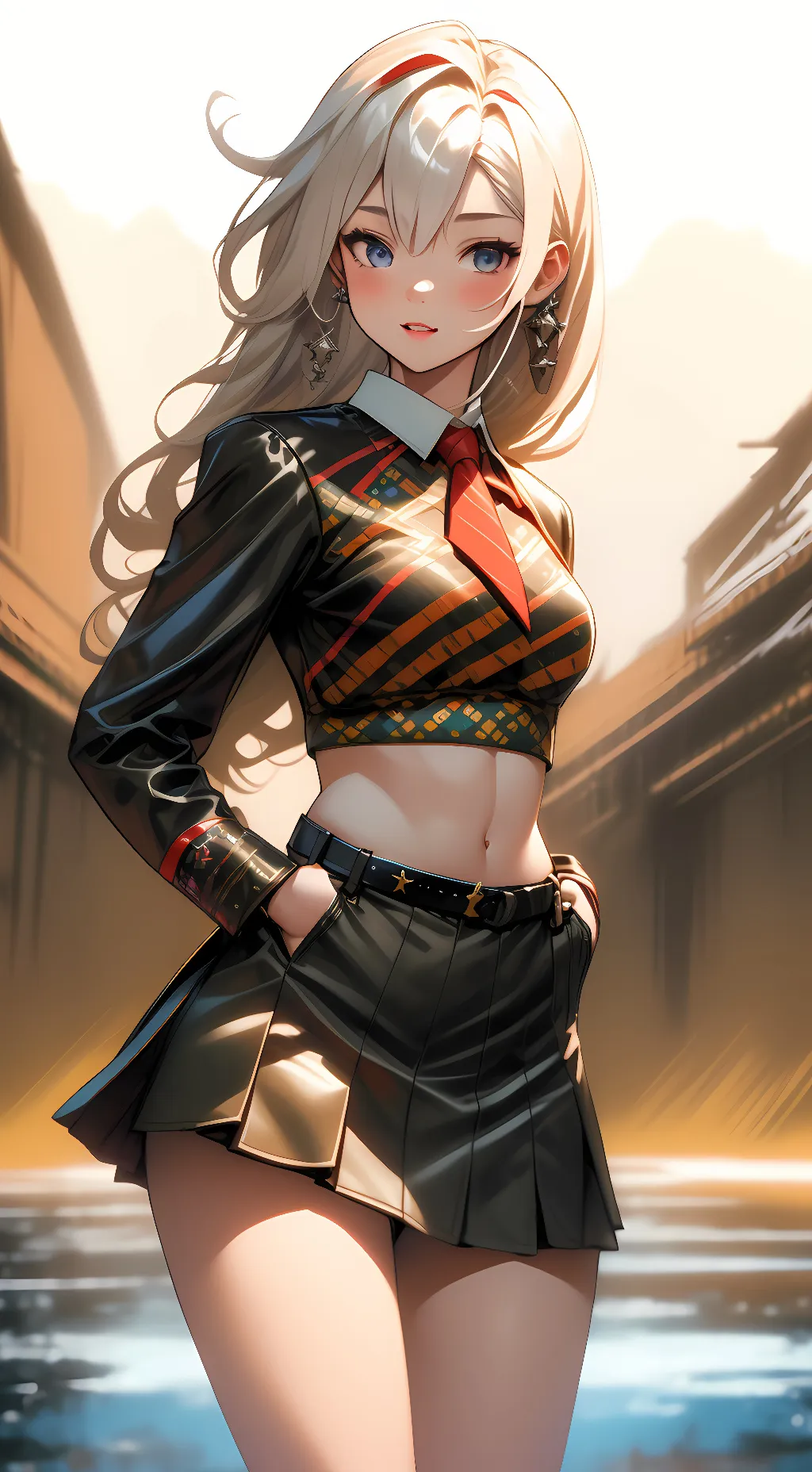 ai character: Rose background