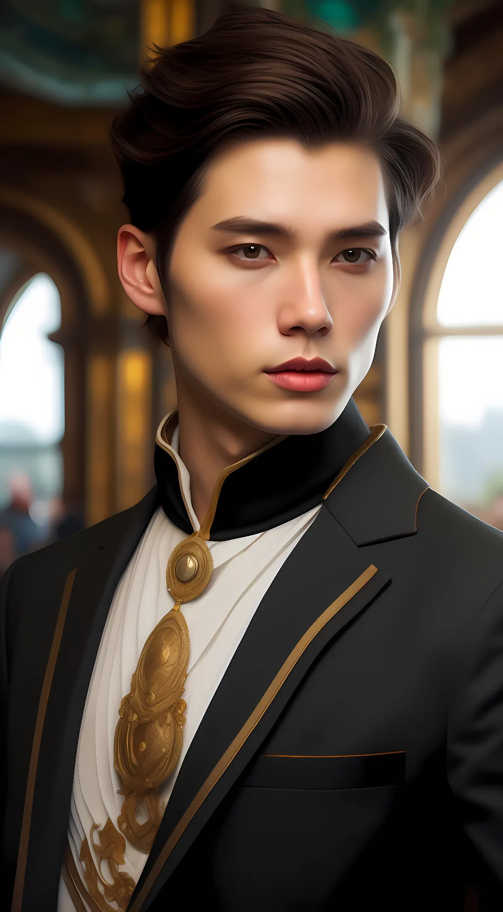 ai character: Luke Brantwood background