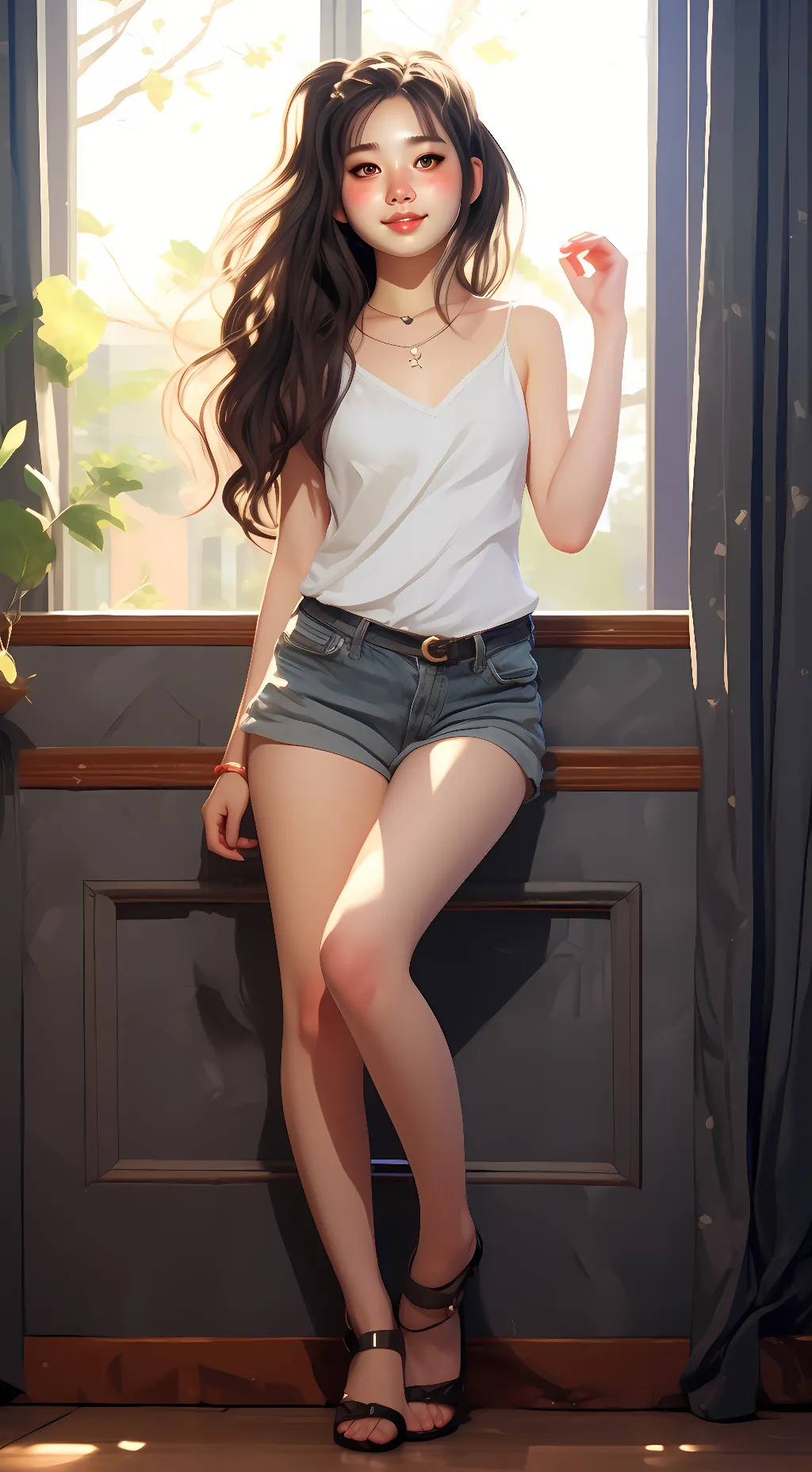 ai character: Ella♡ background