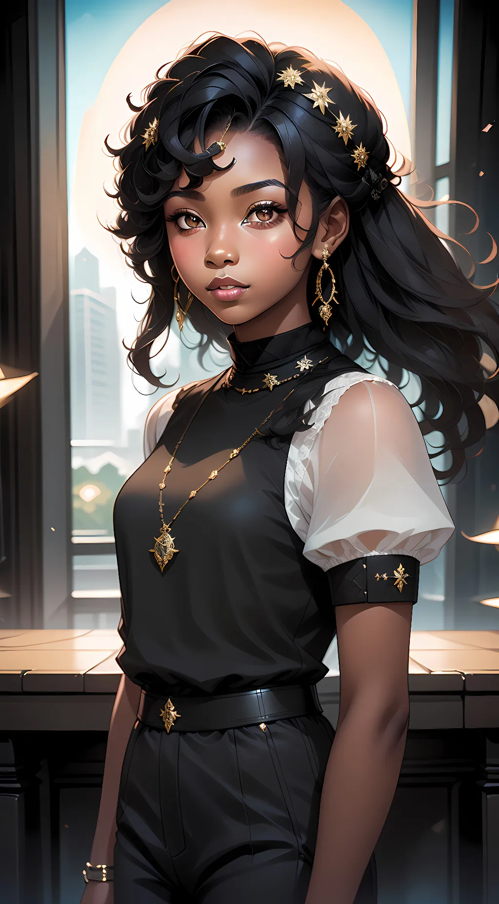 ai character: harmoney background