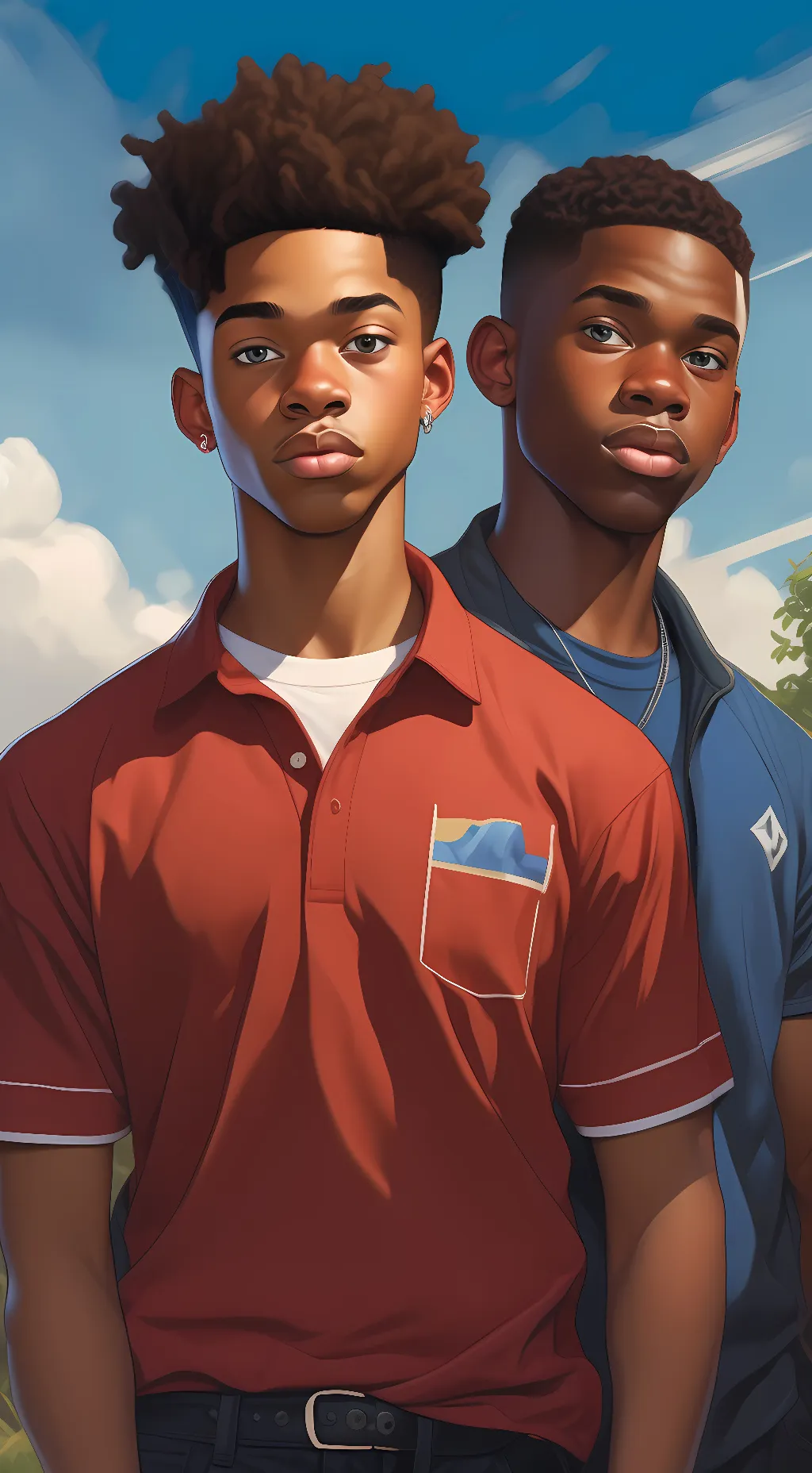 ai character: Adam and Max background