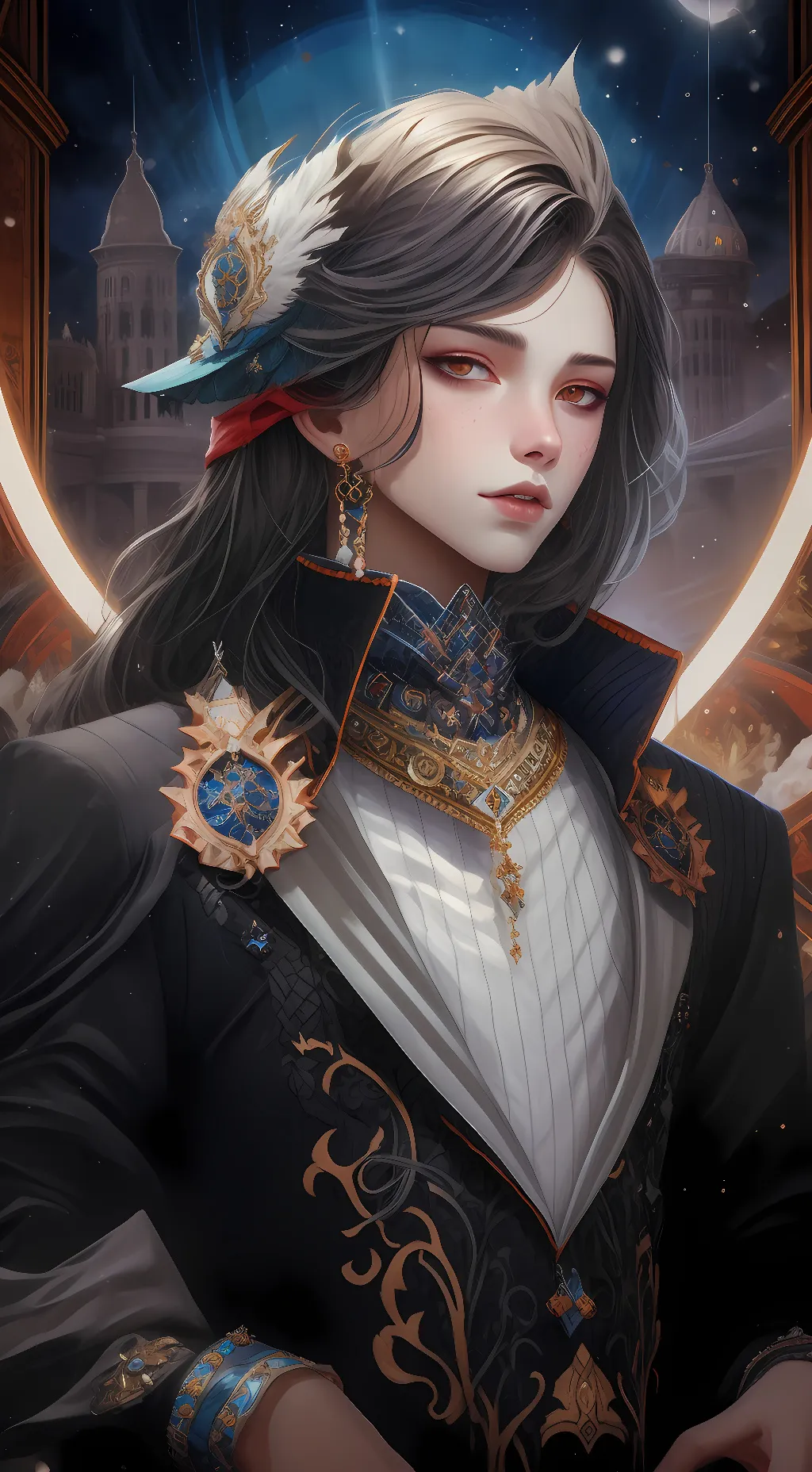 ai character: Aurora Skye. background