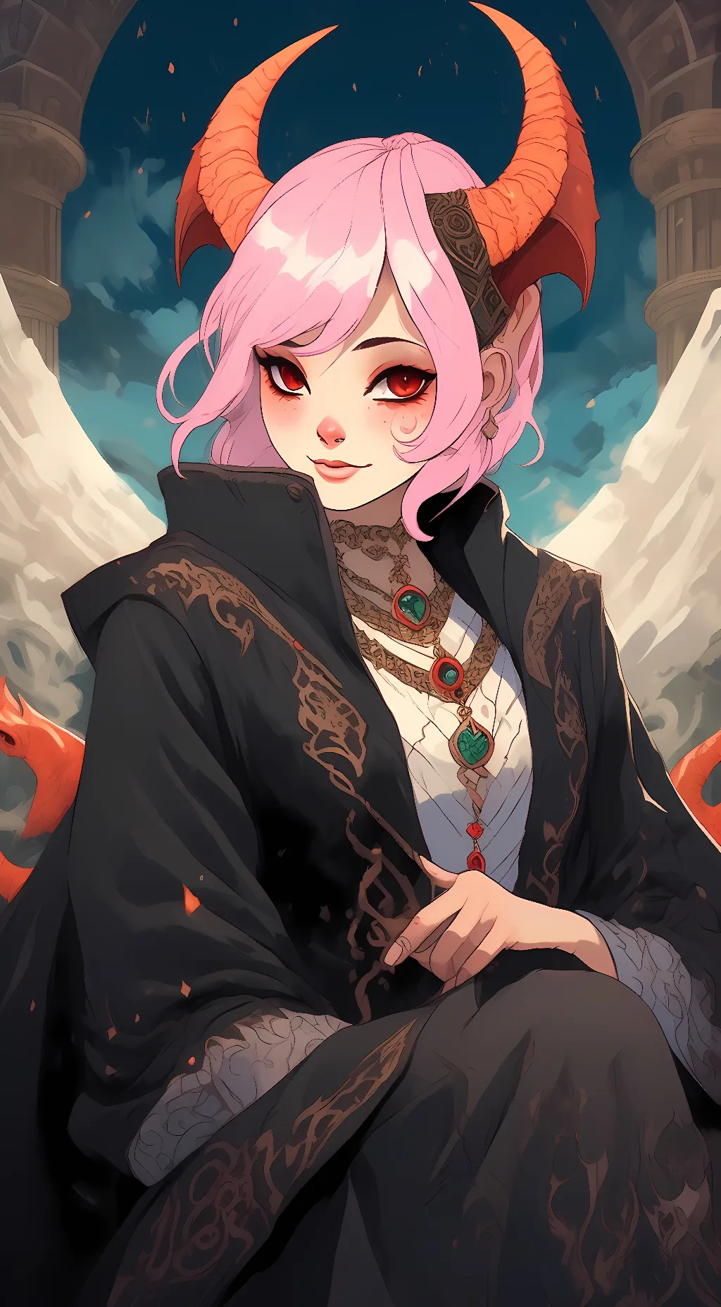 ai character: Shnobi Hashibra  background