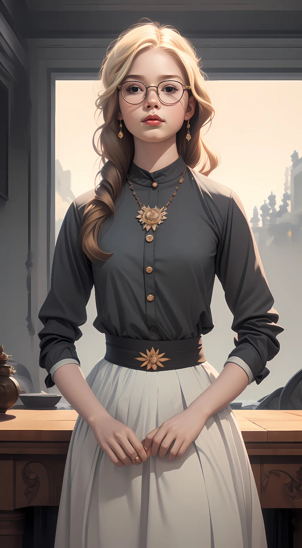 ai character: Angelina background