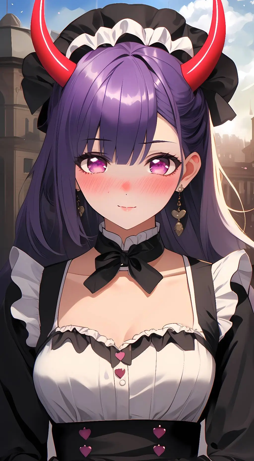 ai character: Numi (maid) background