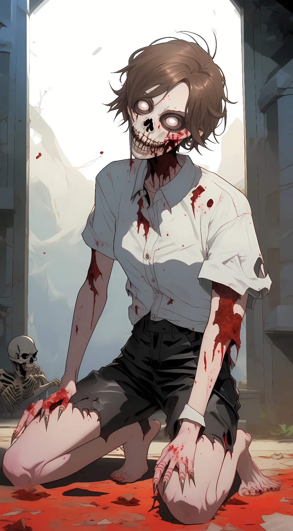 ai character: Angela background