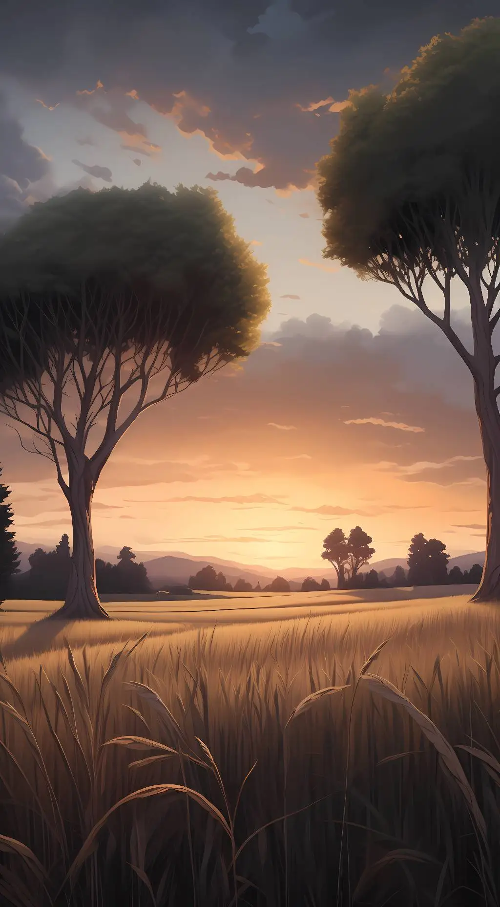 ai character: Outside background