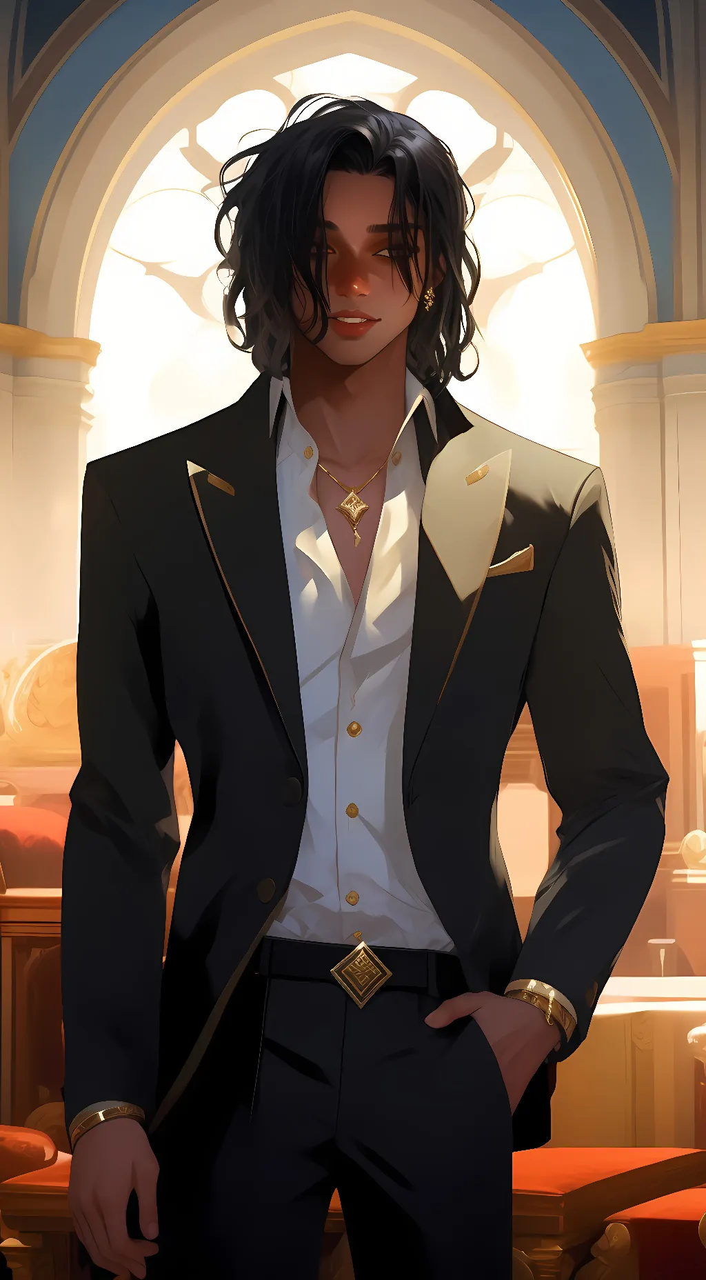 ai character: elias background