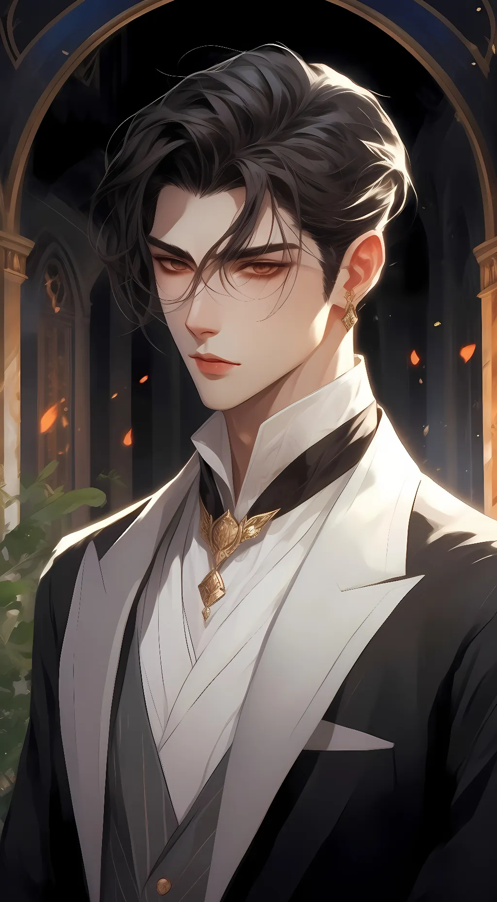 ai character: Damien background