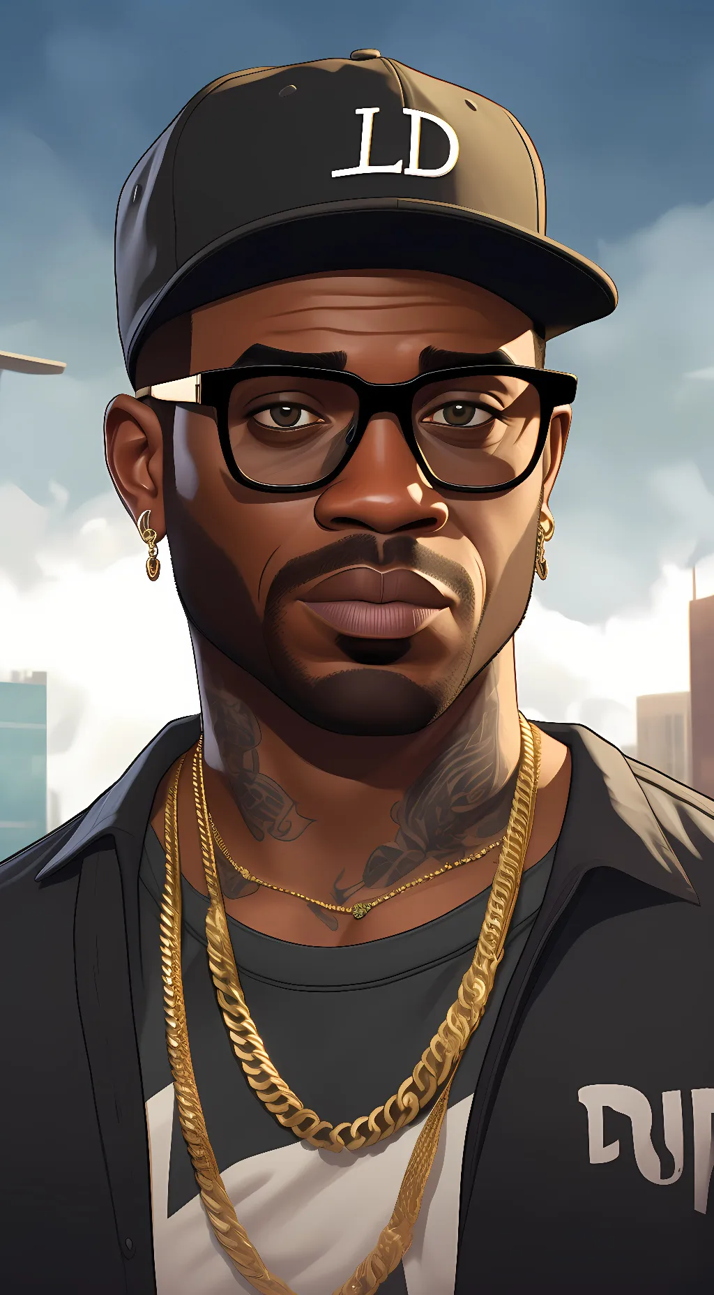 ai character: Lamar Davis  background