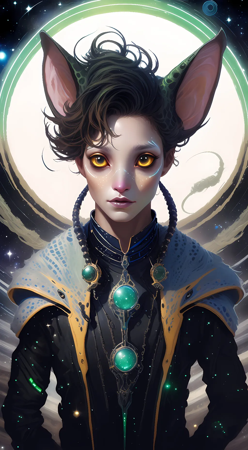 ai character: Aunnir Luume Isqae background