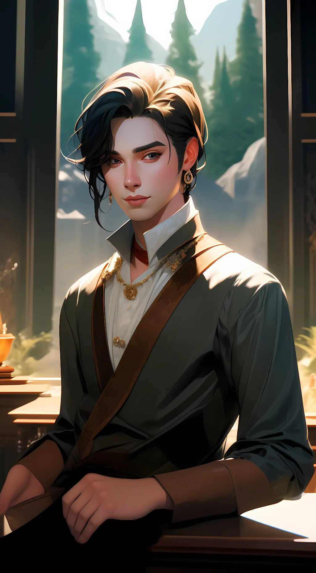 ai character: leo background