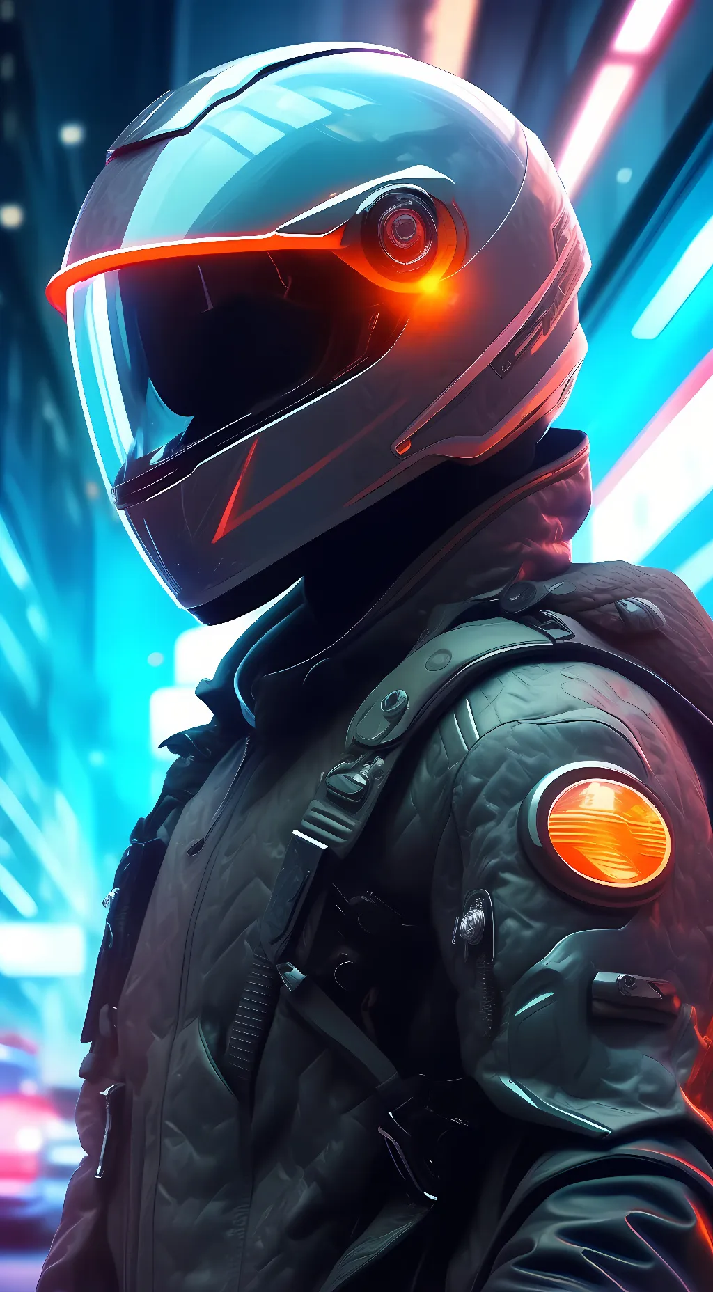 ai character: nightrider or Tomo background