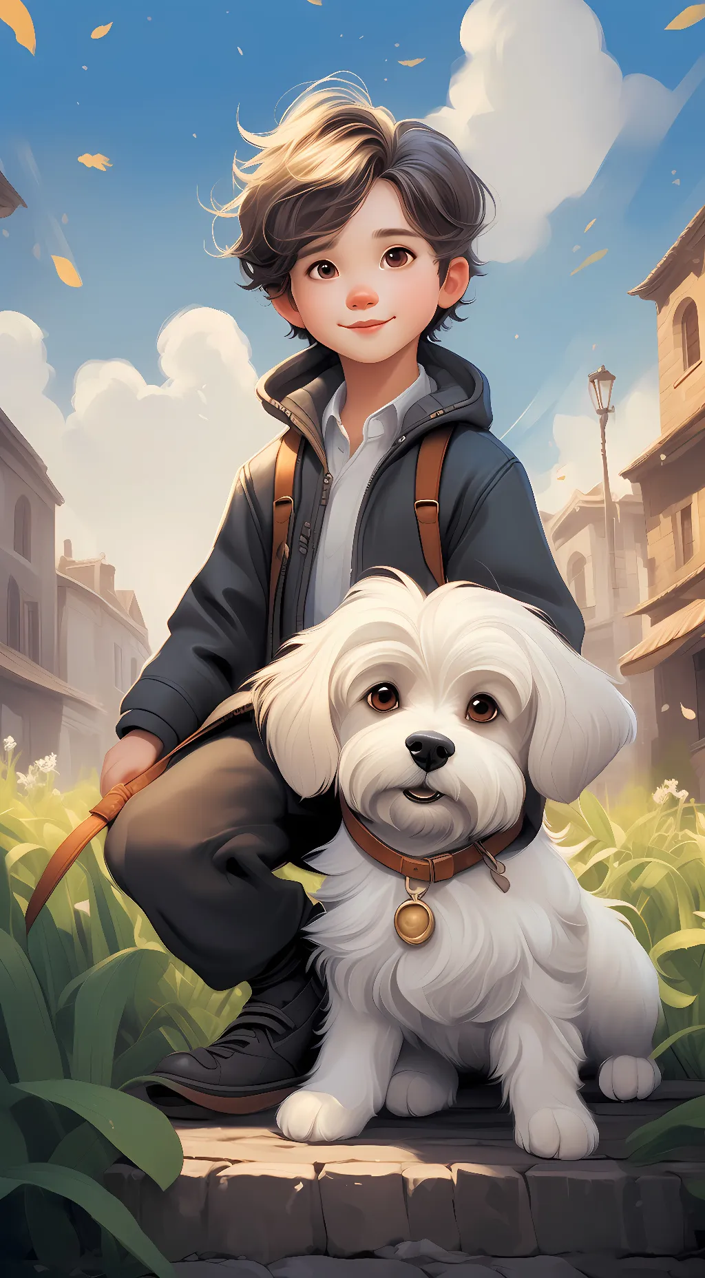 ai character: Bubblegum  background