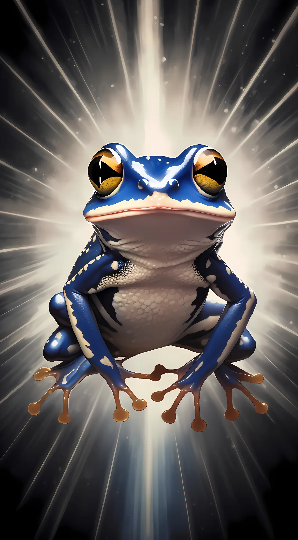 ai character: Frog!!!! background