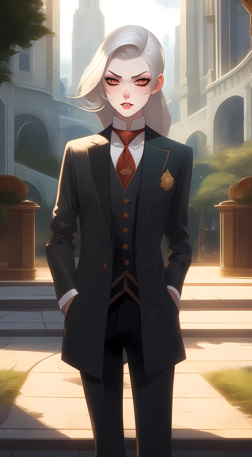 ai character: Ashley background