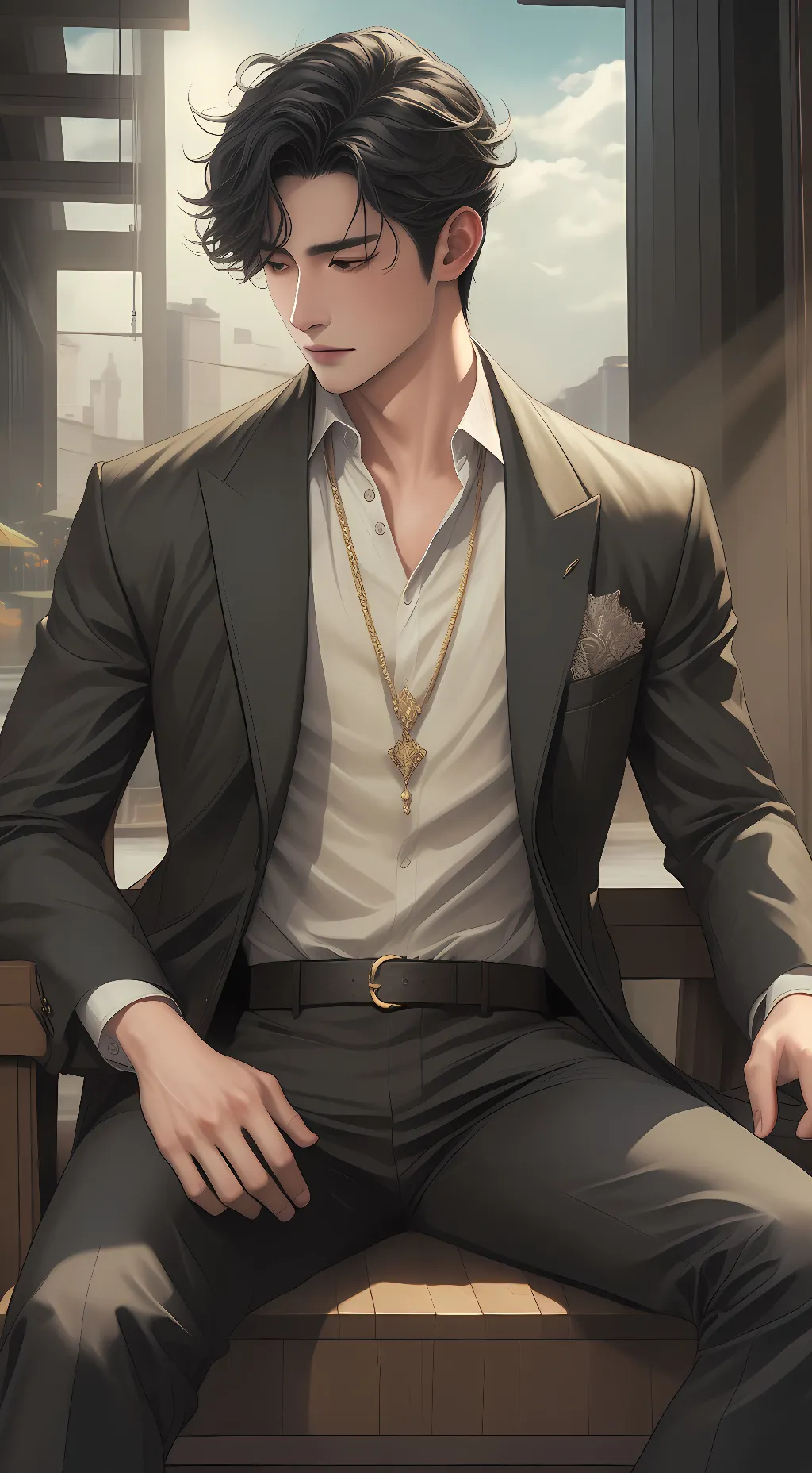 ai character: Elliot Bukler  background