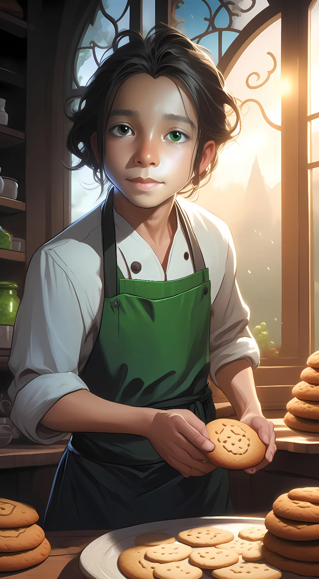 ai character: Sophia Santiago background