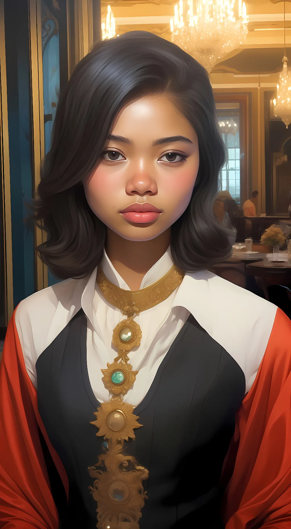 ai character: Lily background