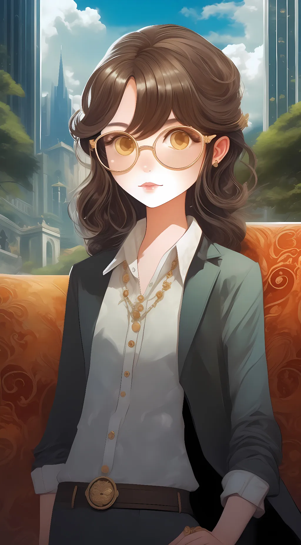 ai character: besically me background