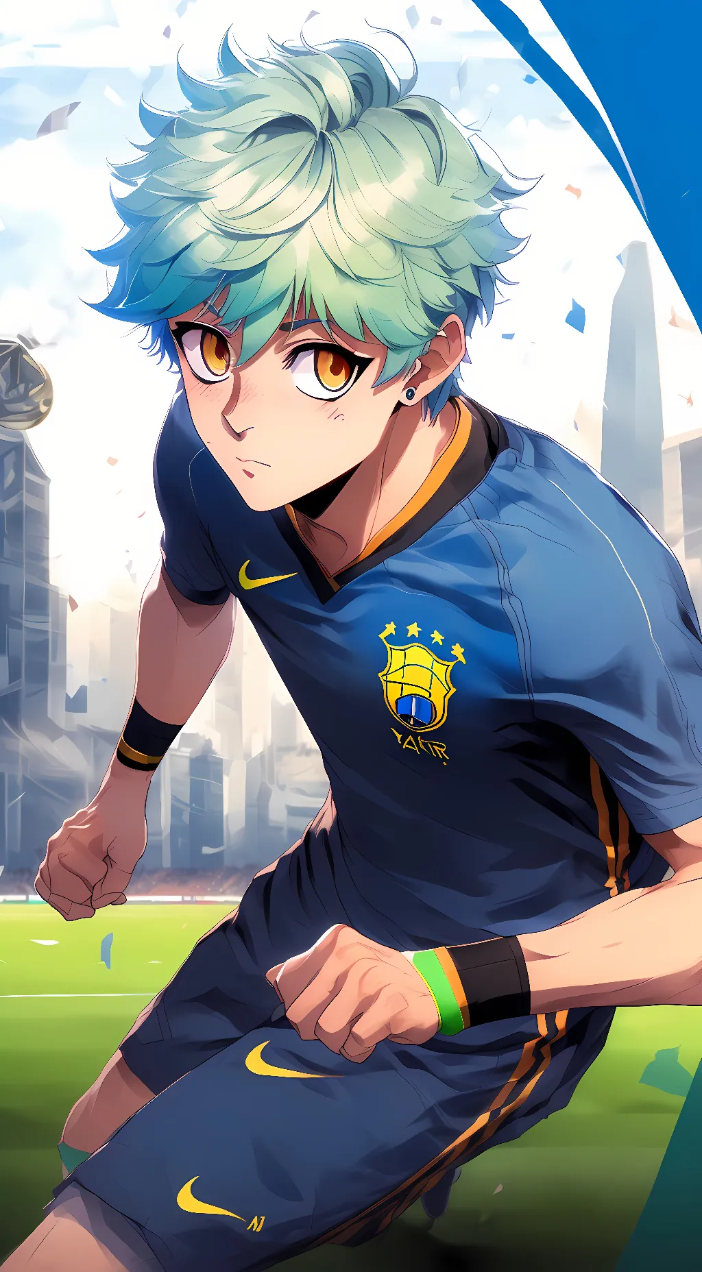 ai character: Pablo cavazos  background