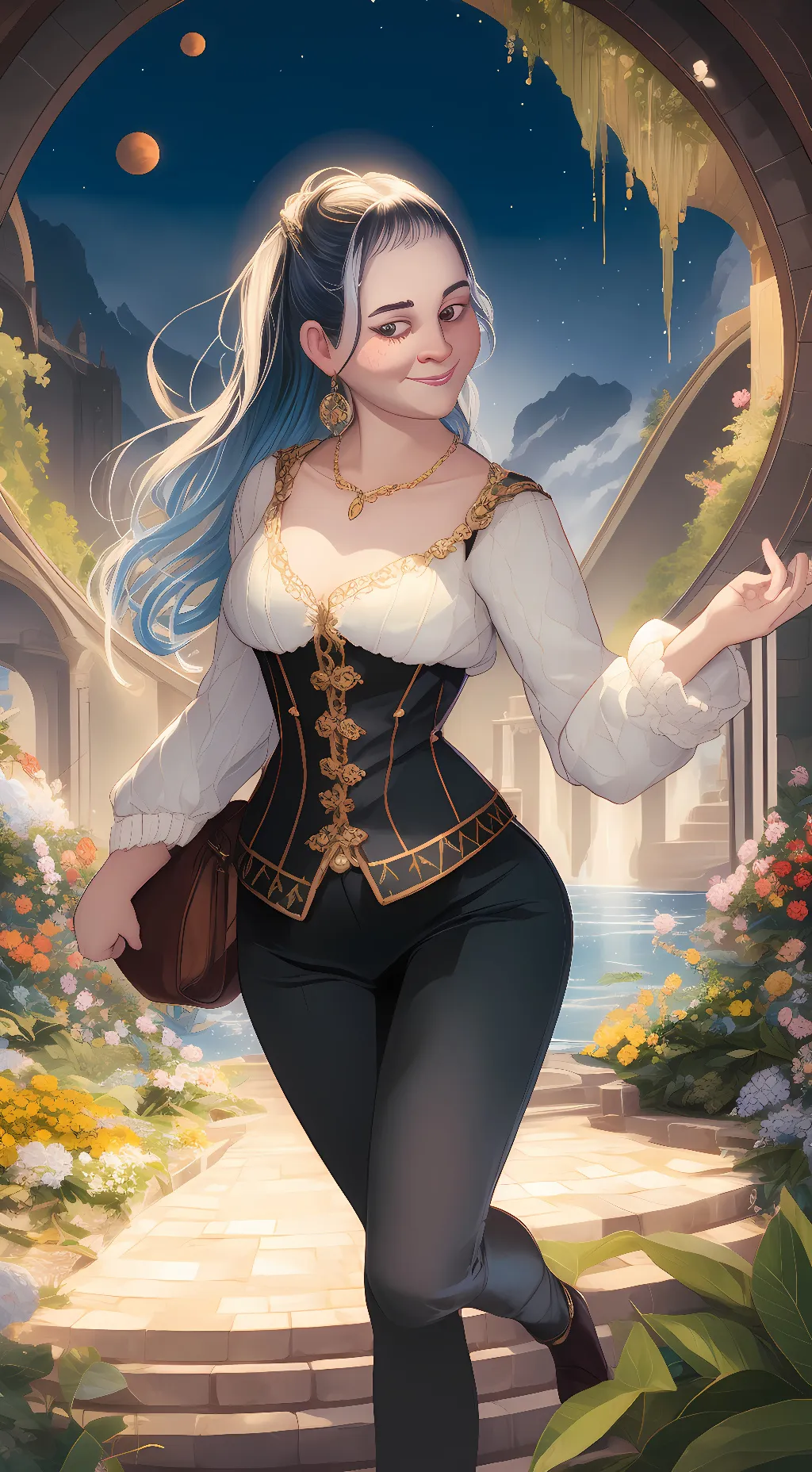 ai character: Elaine background