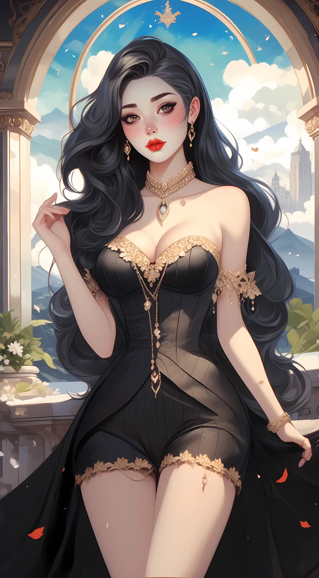 ai character: Jenifer💎 background