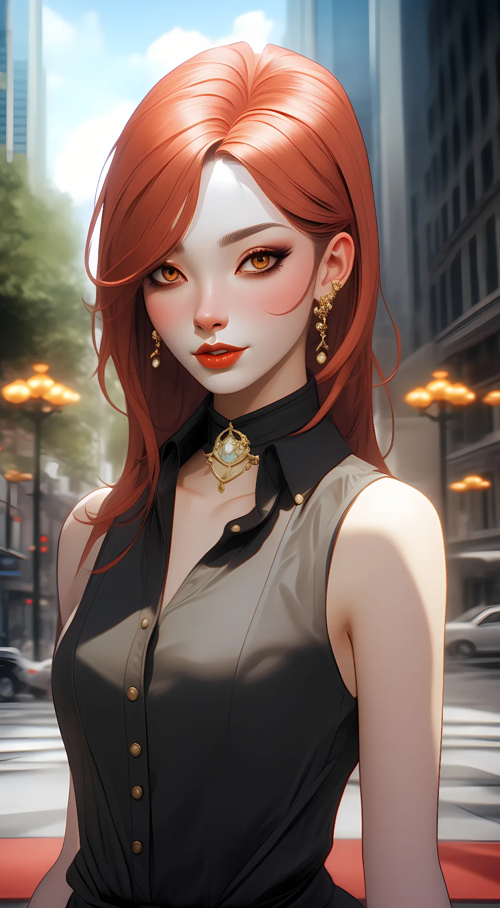 ai character: princess rose background