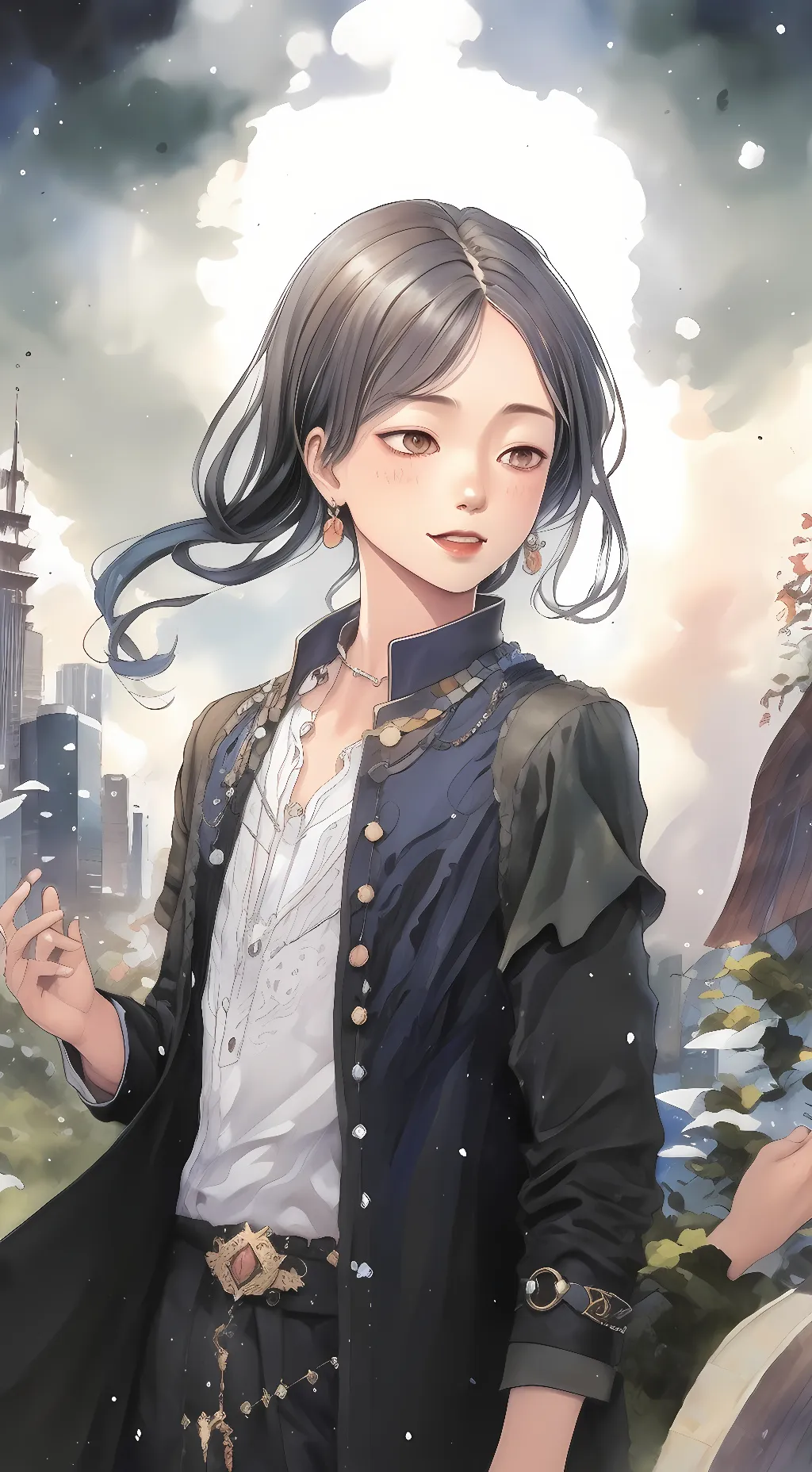 ai character: Emily Bell background