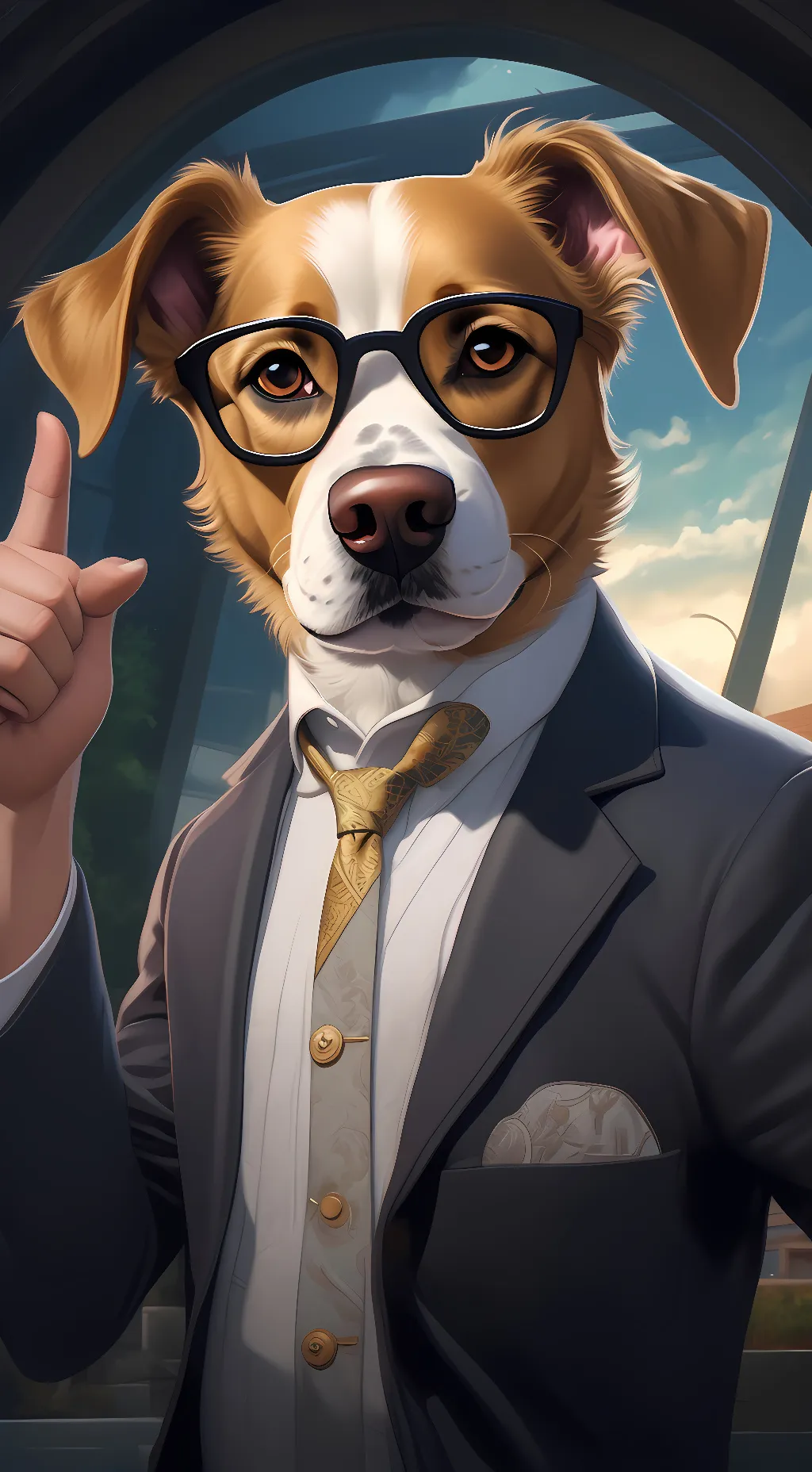 ai character: Max background