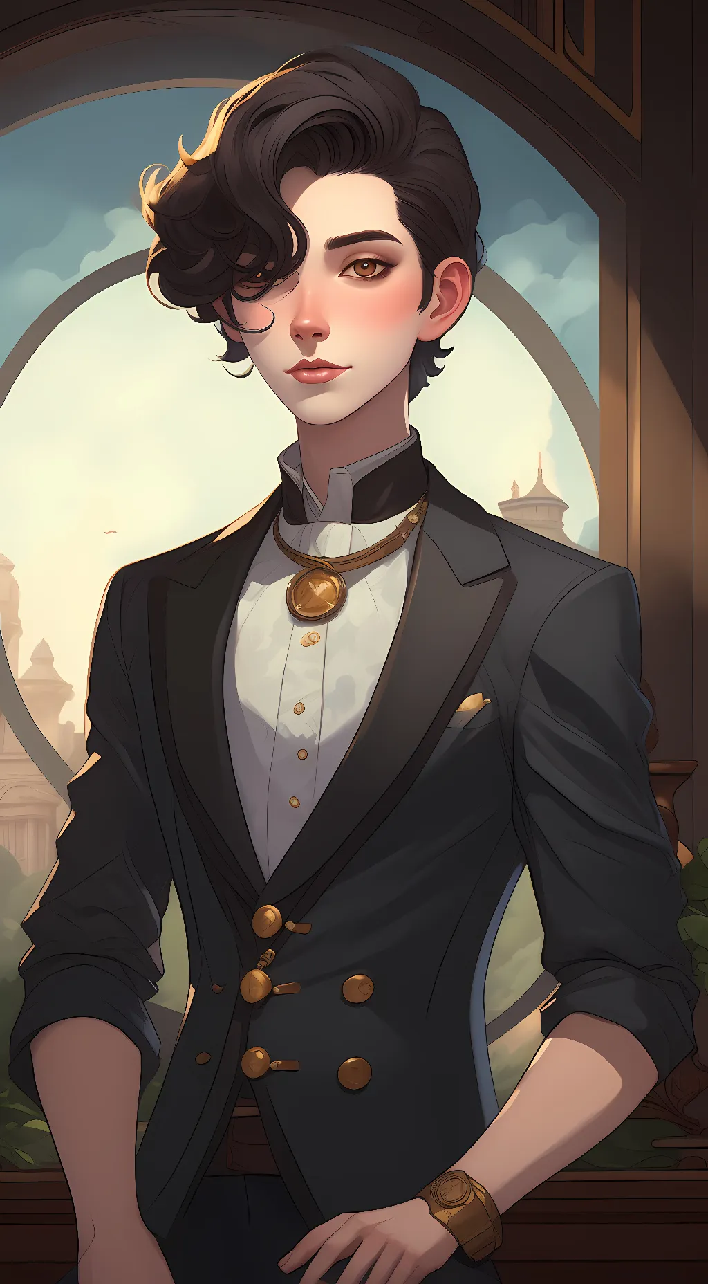 ai character: Ashton background