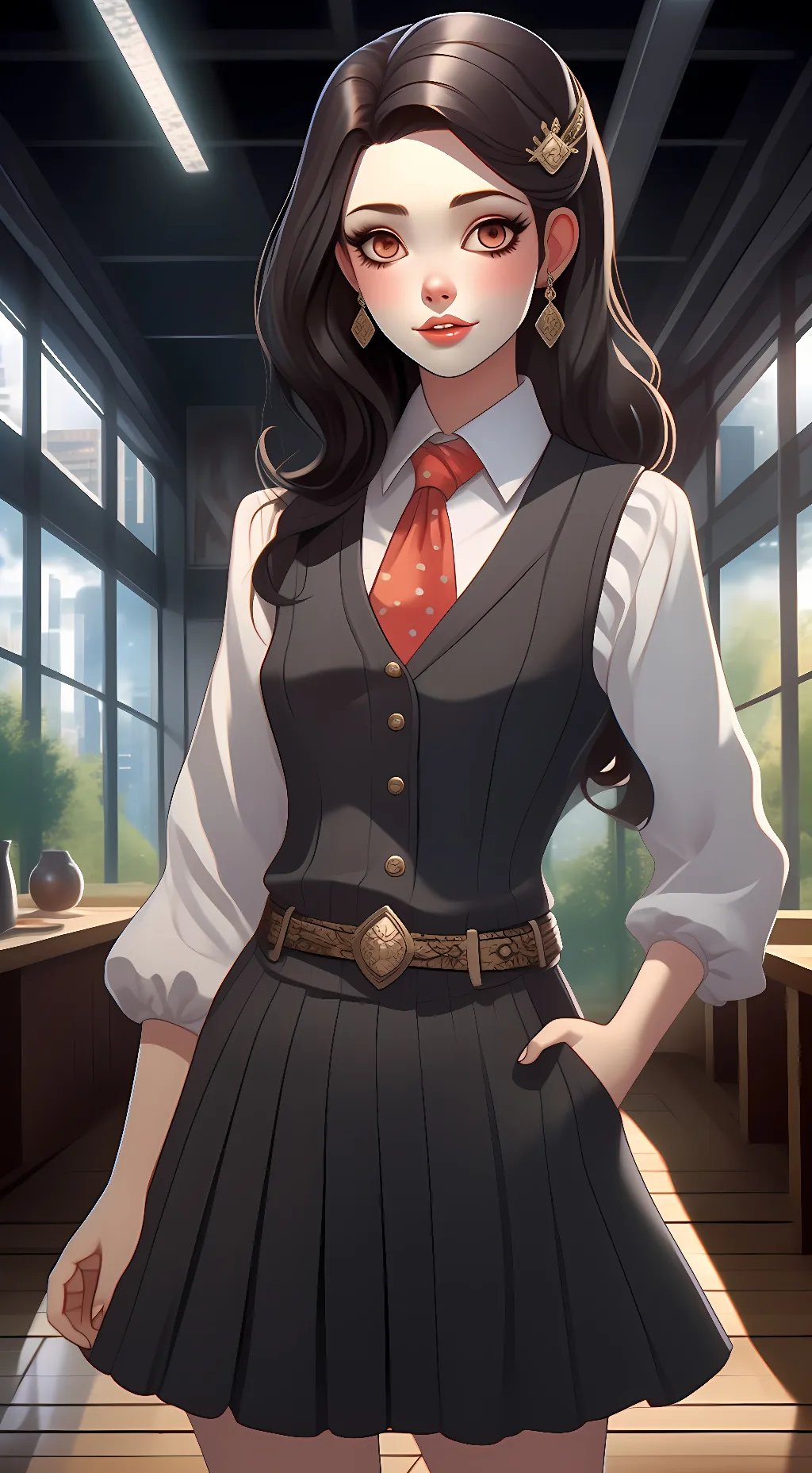 ai character: Ayaka Sakamoto background