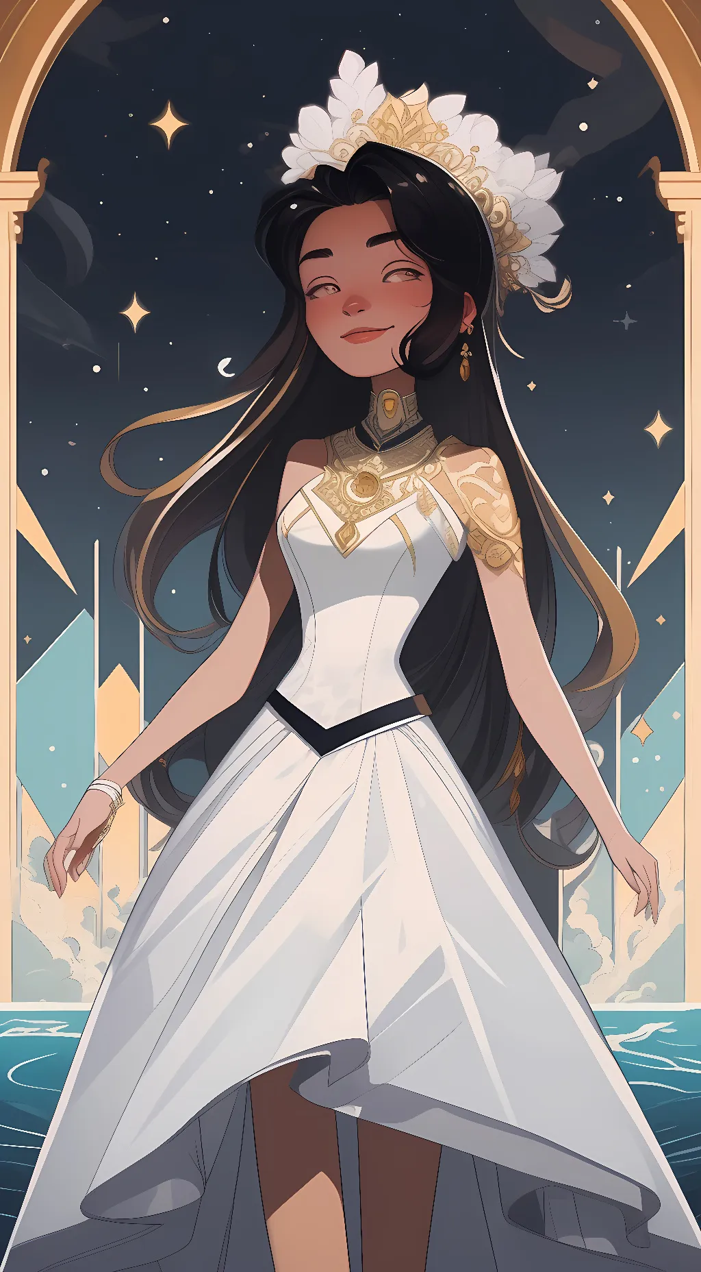 ai character: Elsa background