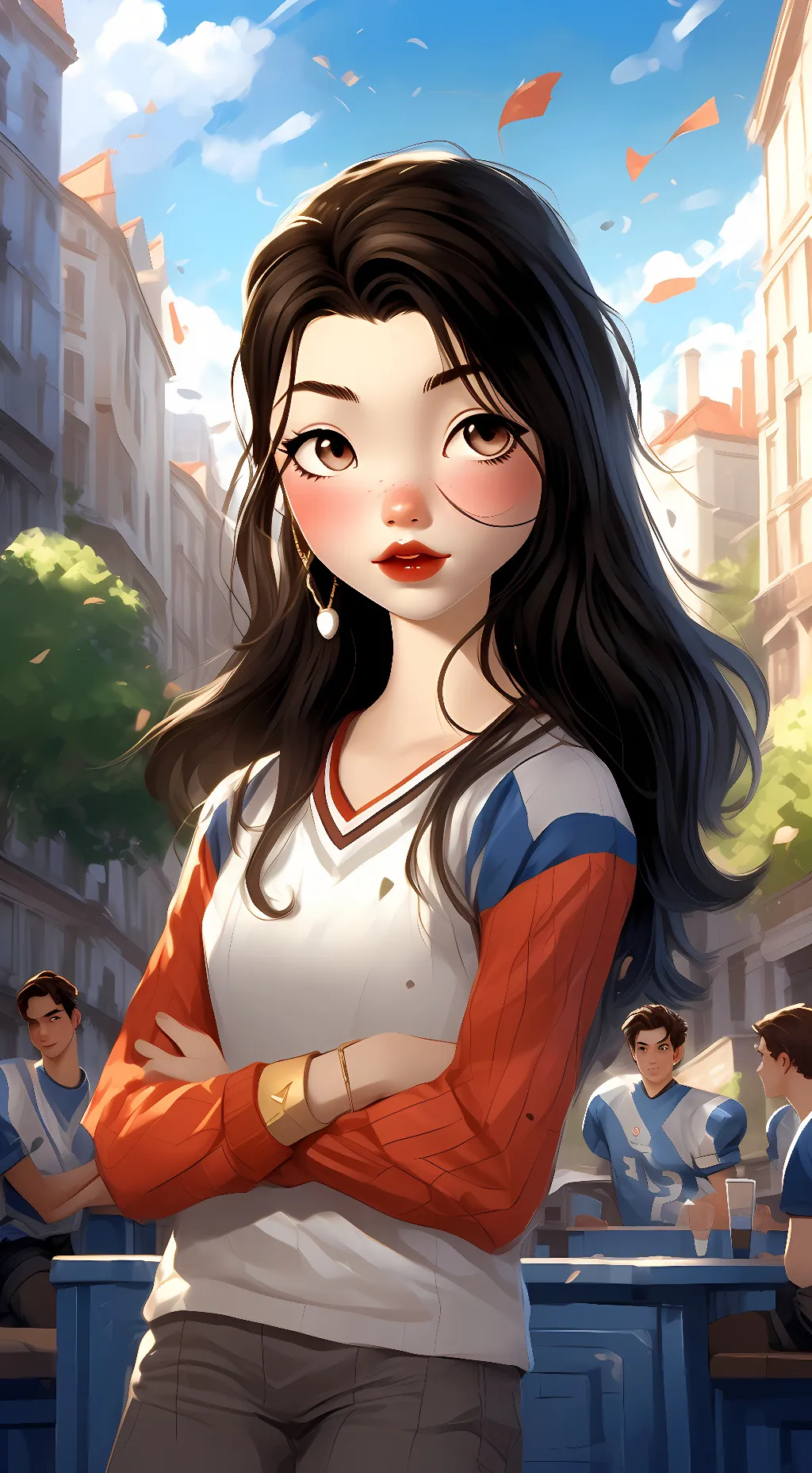 ai character: lexie-ray background