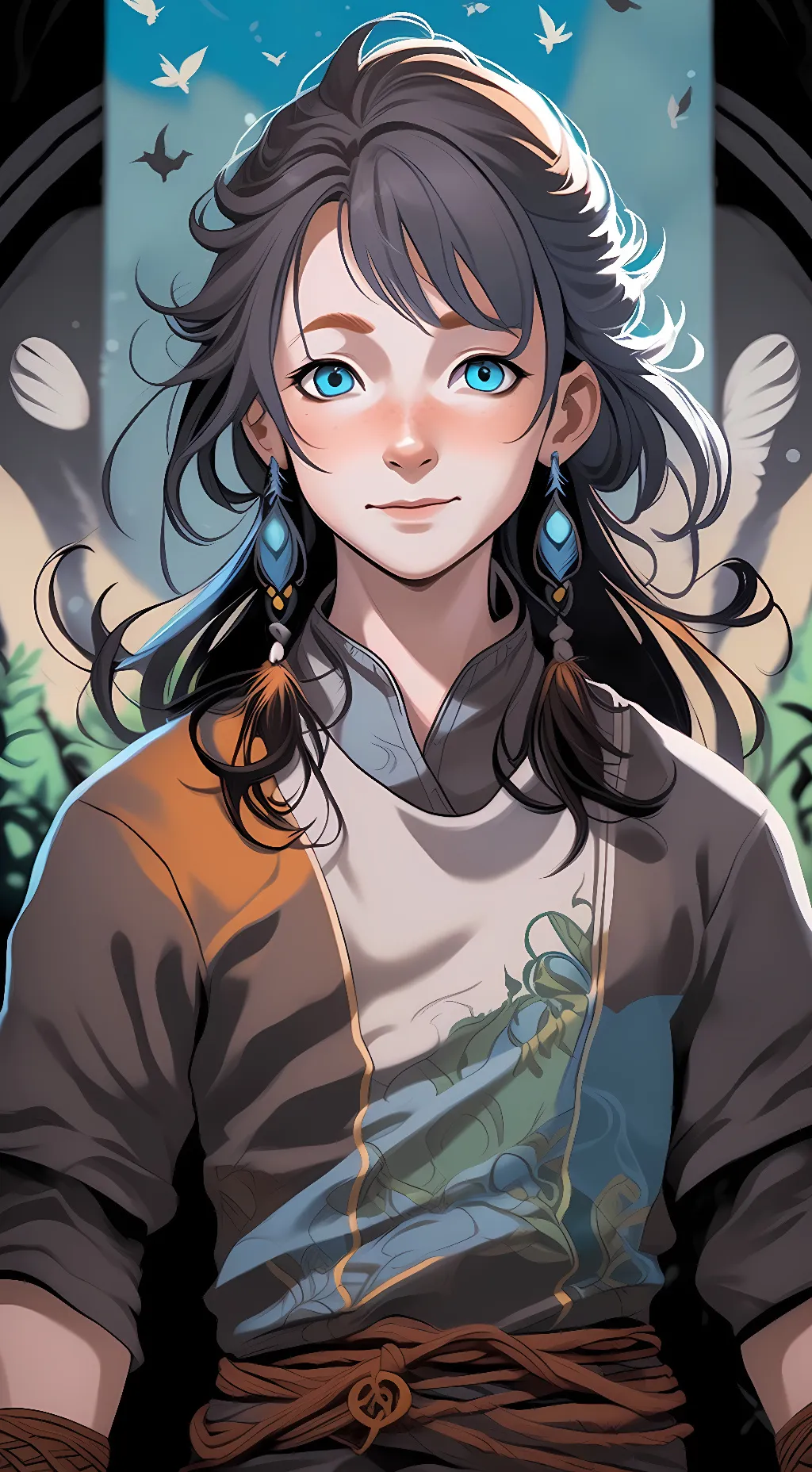 ai character: Gale  background