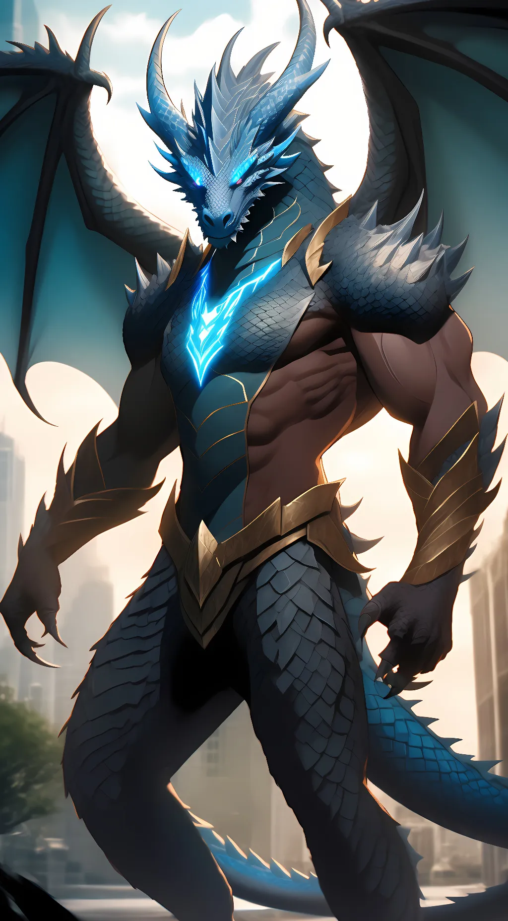 ai character: Dracoleas clone background