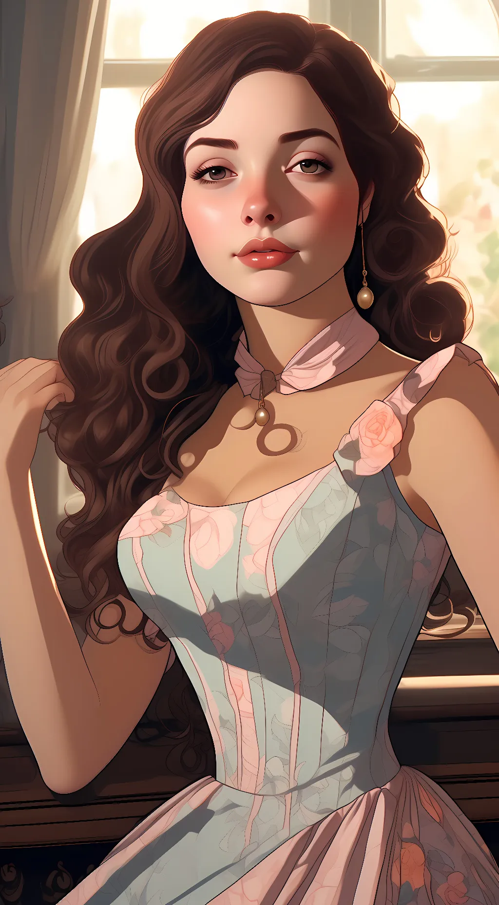 ai character: Ariana Daniels  background